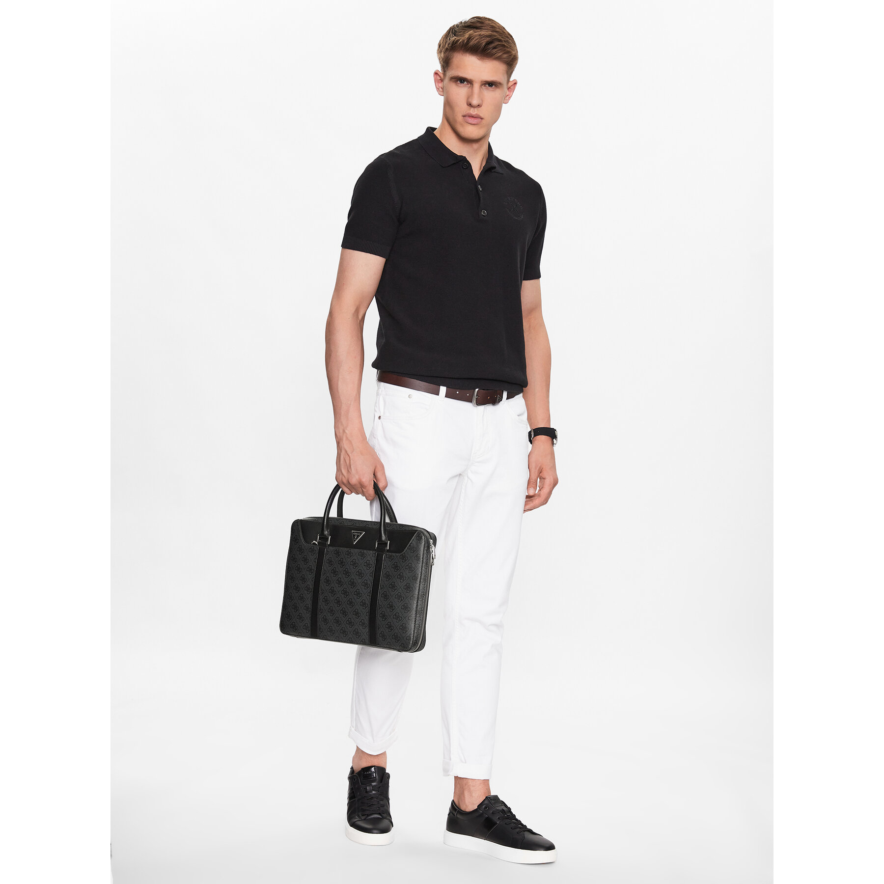 Geantă pentru laptop Guess Vezzola Smart HMEVZL P3138 Negru