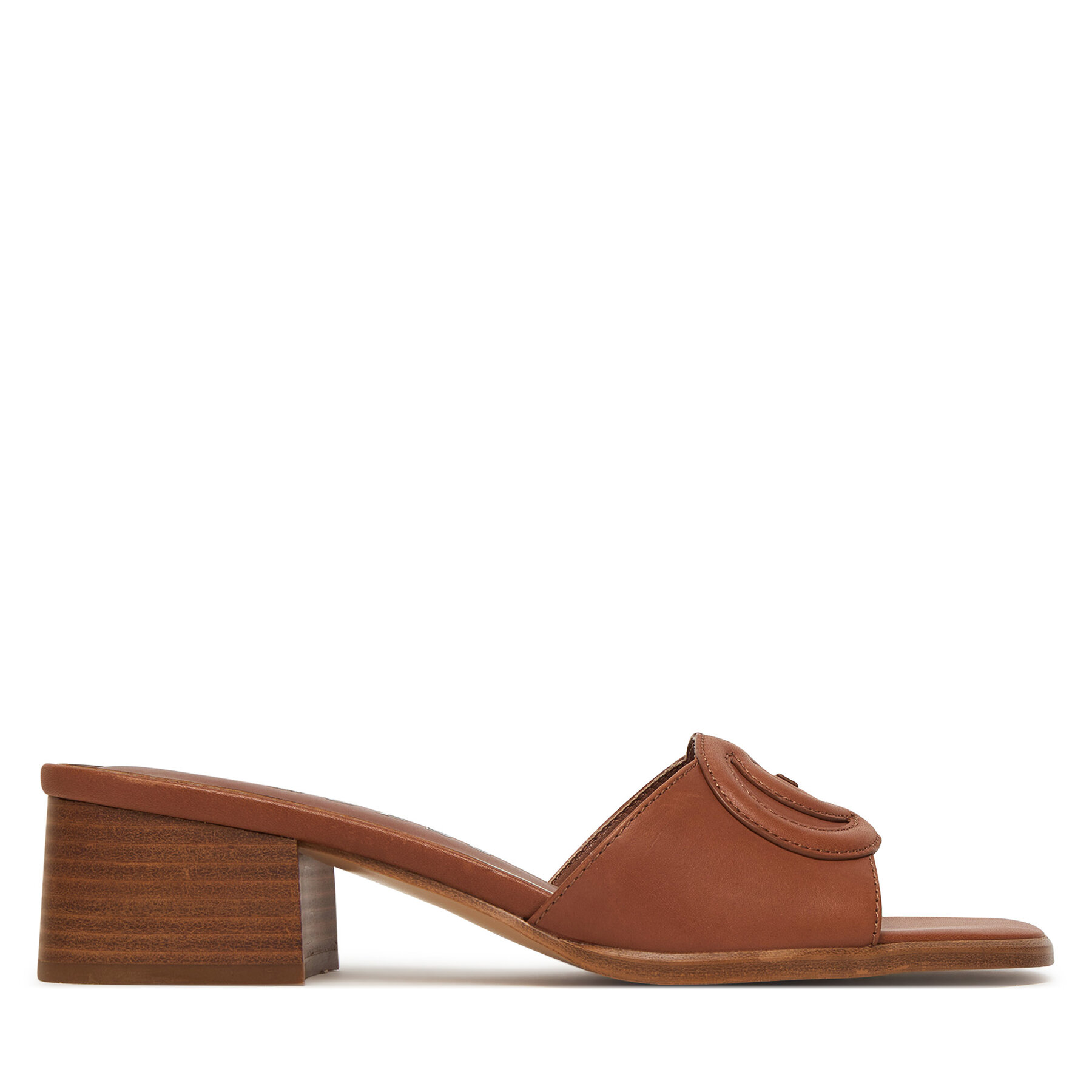 Παντόφλες Guess FLJCNN LEA03 Καφέ