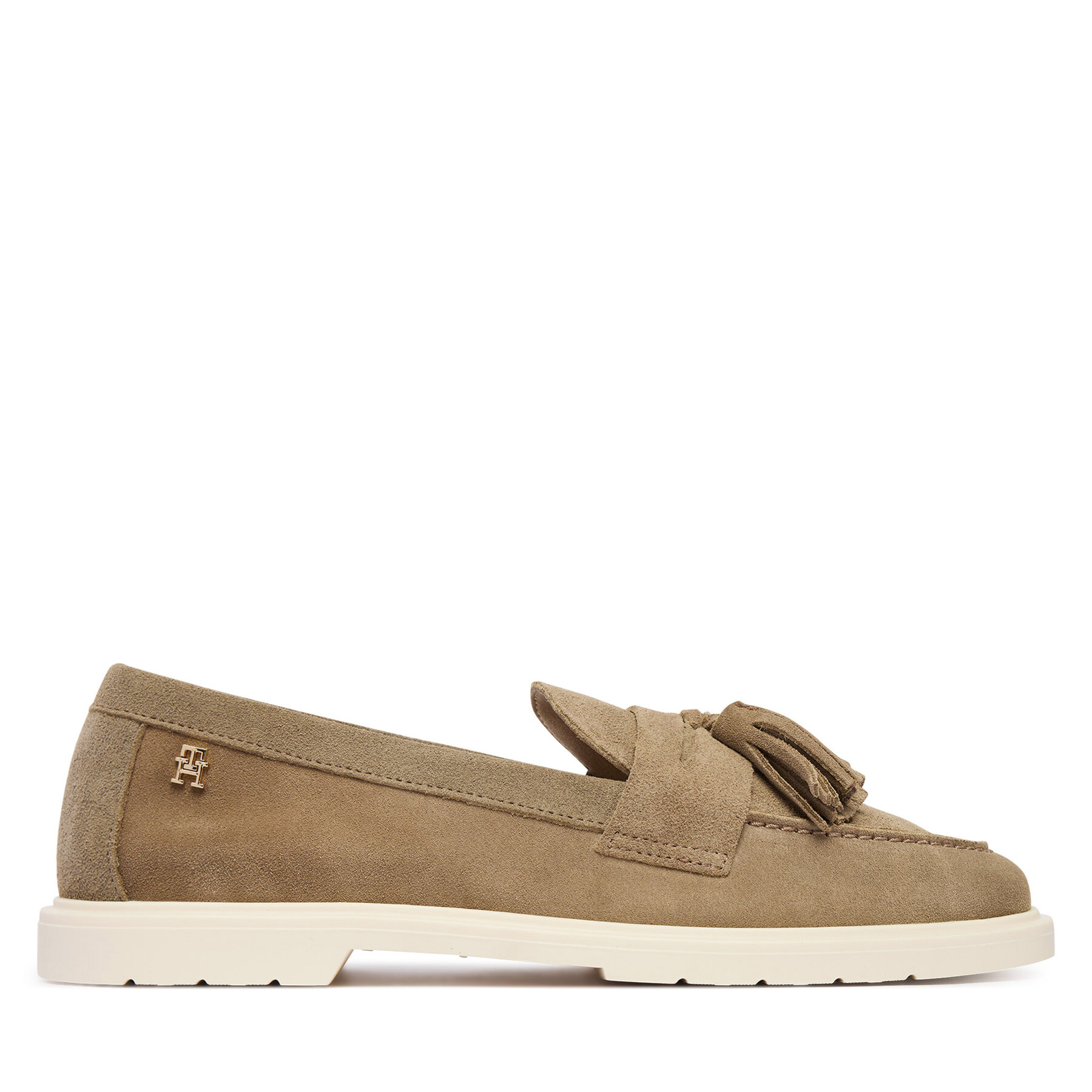 Loafers Tommy Hilfiger Light Suede Tassel Loafer FW0FW09285 Hnedá