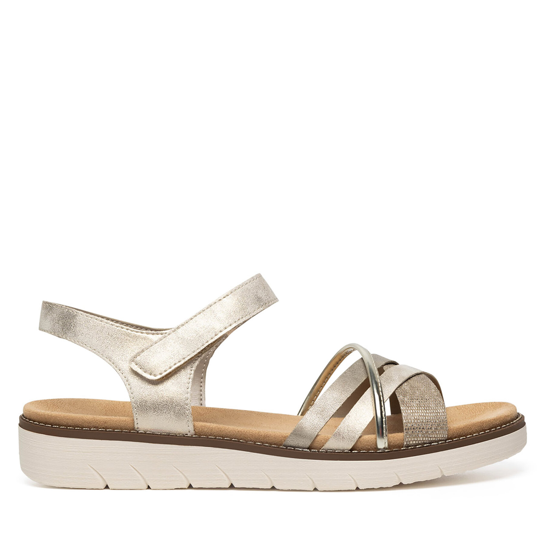 Damen Sandalen Remonte, Schuhgröße 36, Silber, D2058-90