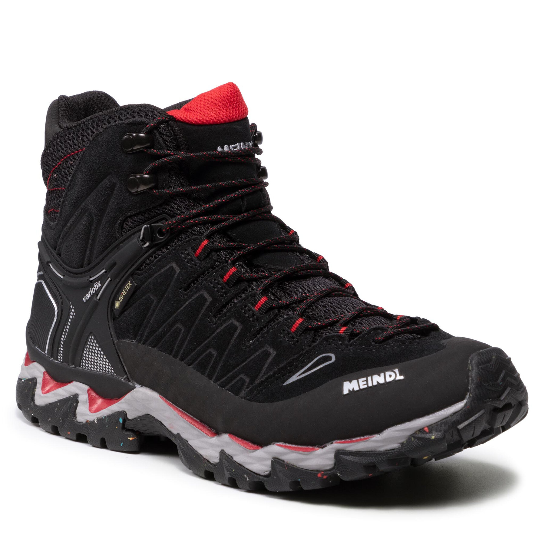 Trekkings Meindl Lite Hike Gtx GORE-TEX 4692 Schwarz/Rot 01 4692 imagine super redus 2022