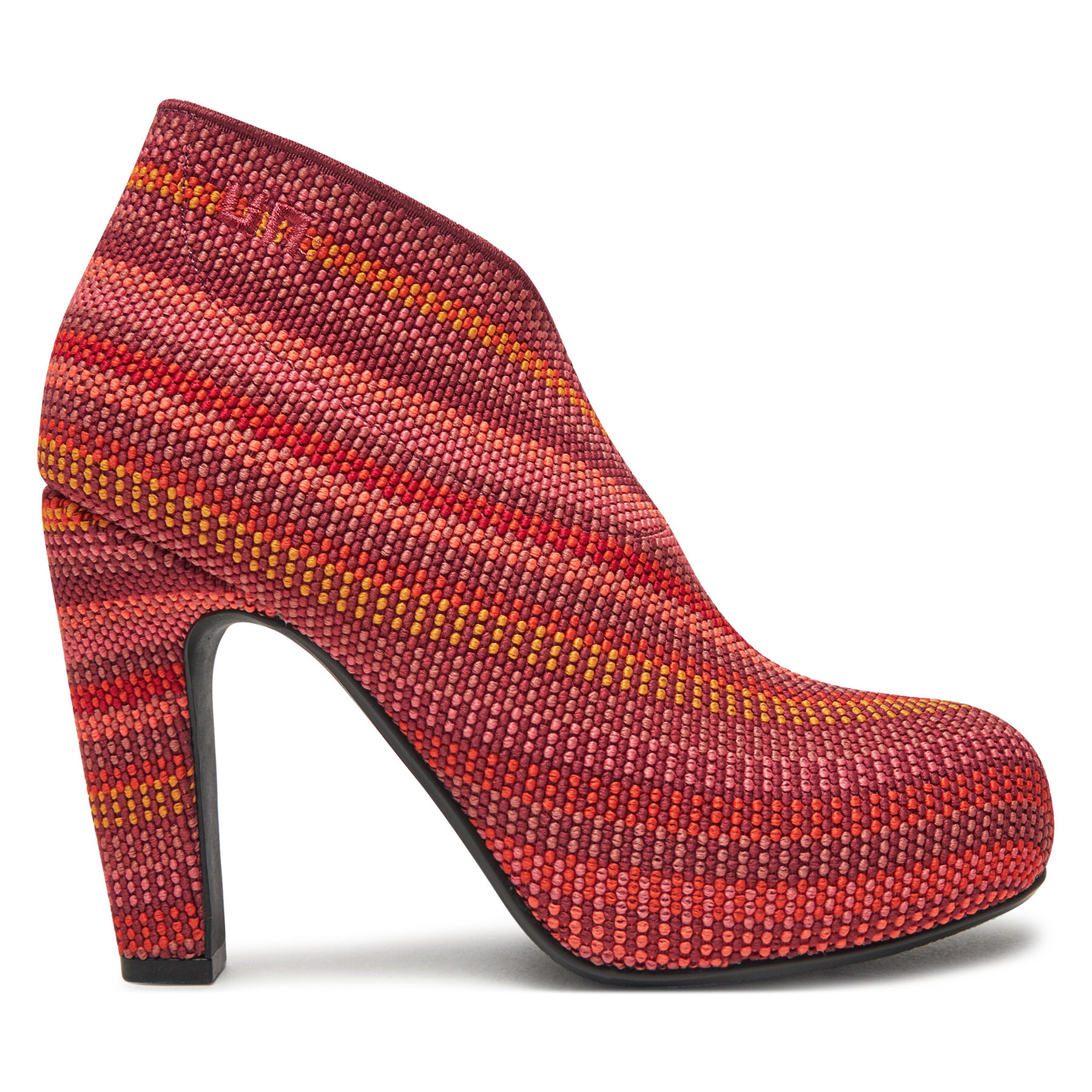 Botines United Nude Fold Hi II 1087083605 Rojo
