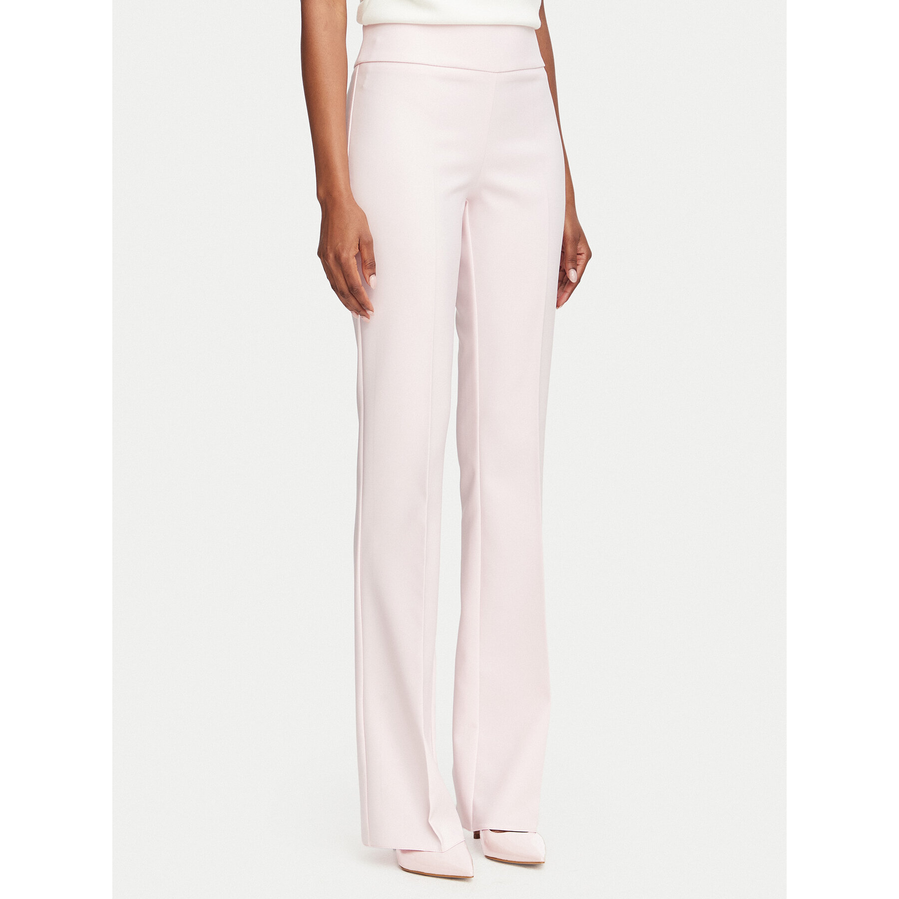 Rinascimento Stoffhose CFC0130140003 Hellrosa Flare Fit