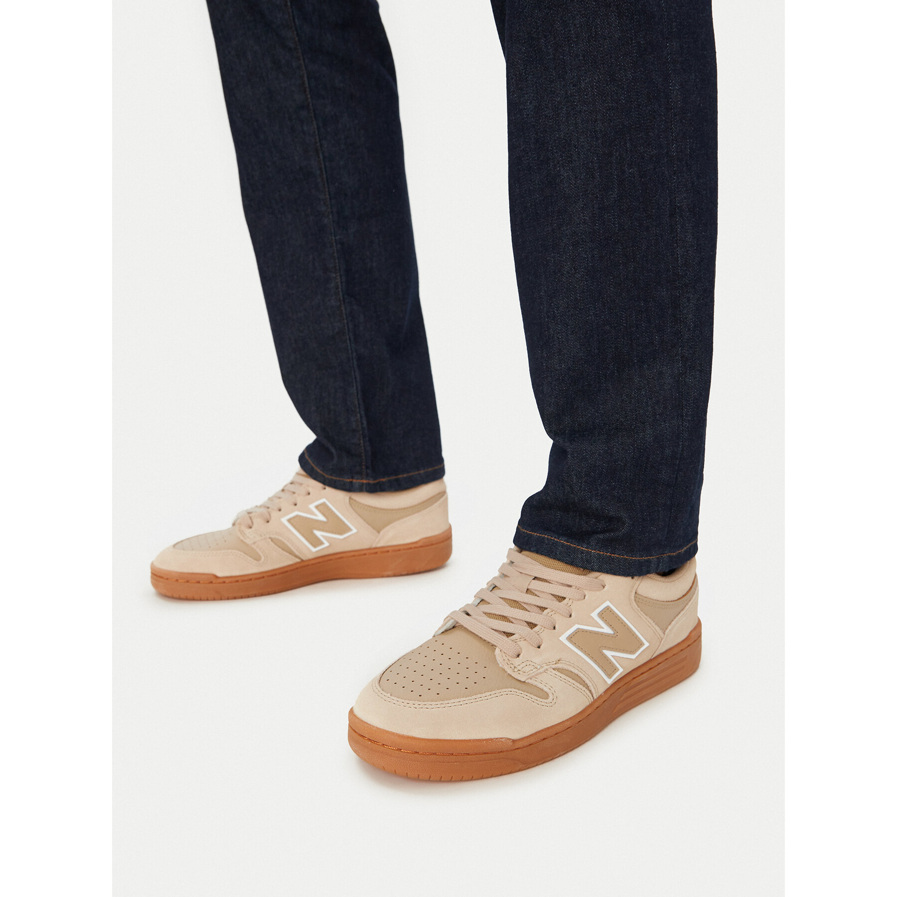 Tenisice New Balance Numeric 480 UN480TSG Svijetlo smeđa