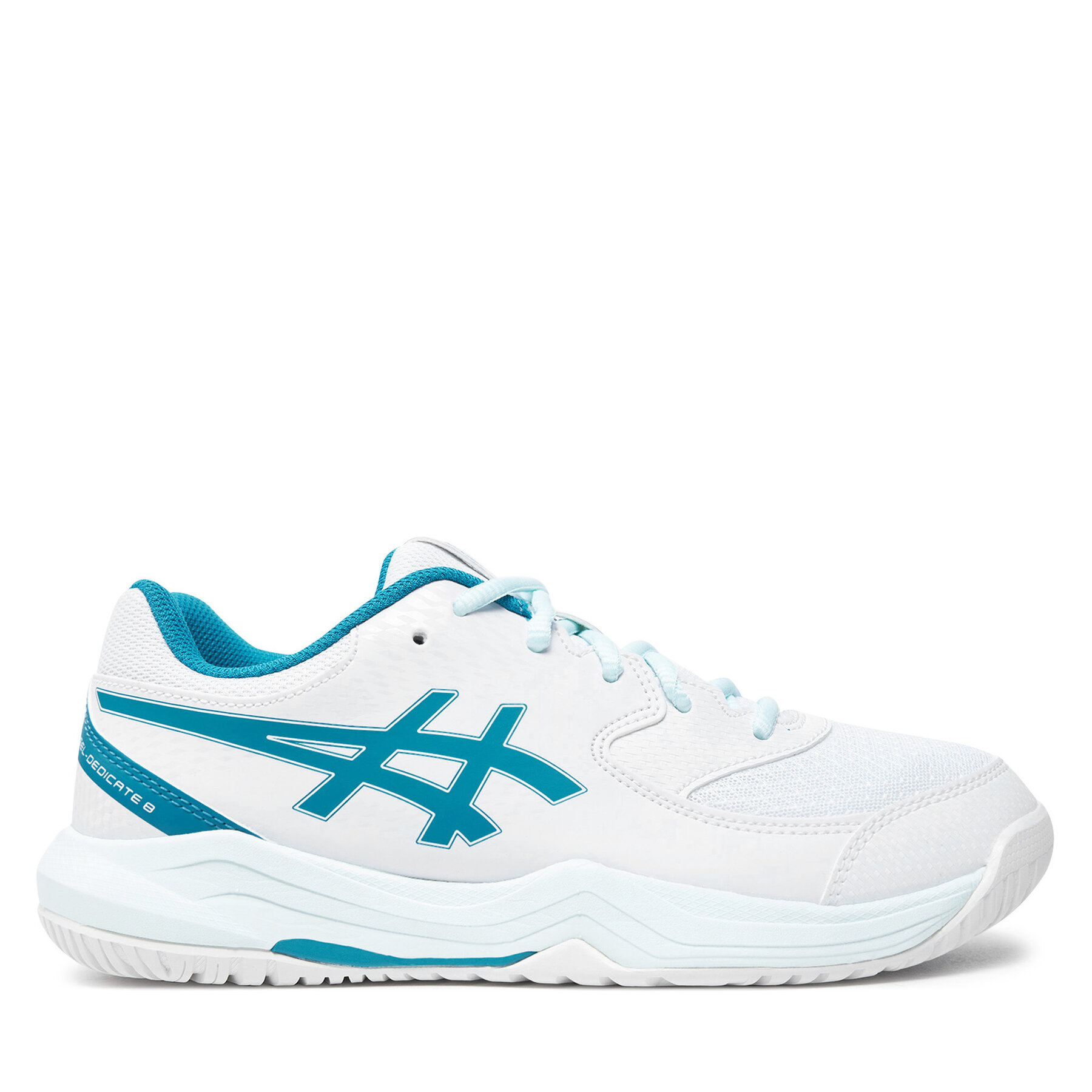 Παπούτσια Τένις Asics Gel-Dedicate 8 Gs 1044A077 Λευκό φωτογραφία