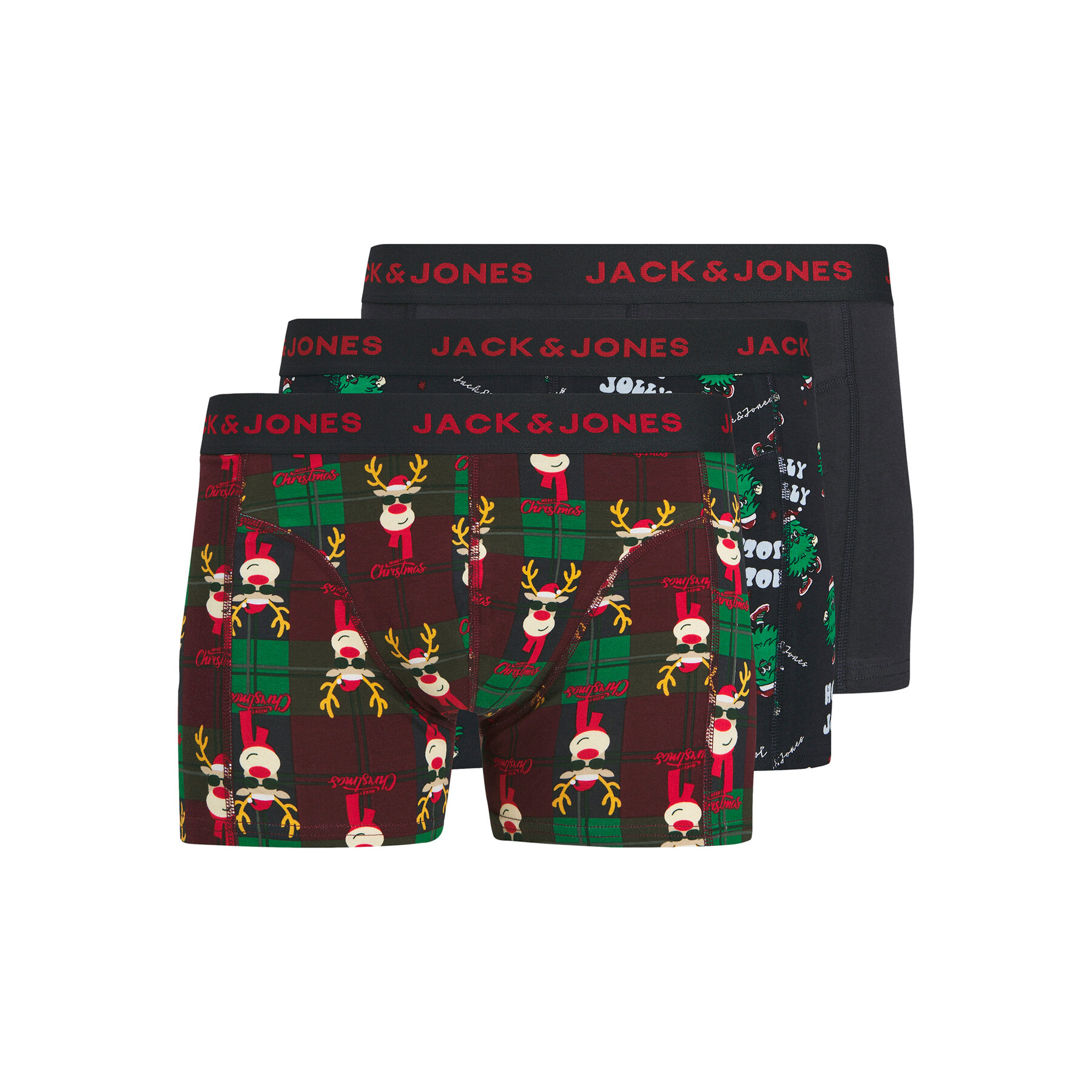 Jack & Jones Σετ μποξεράκια Rudolph 12285150 Σκούρο μπλε