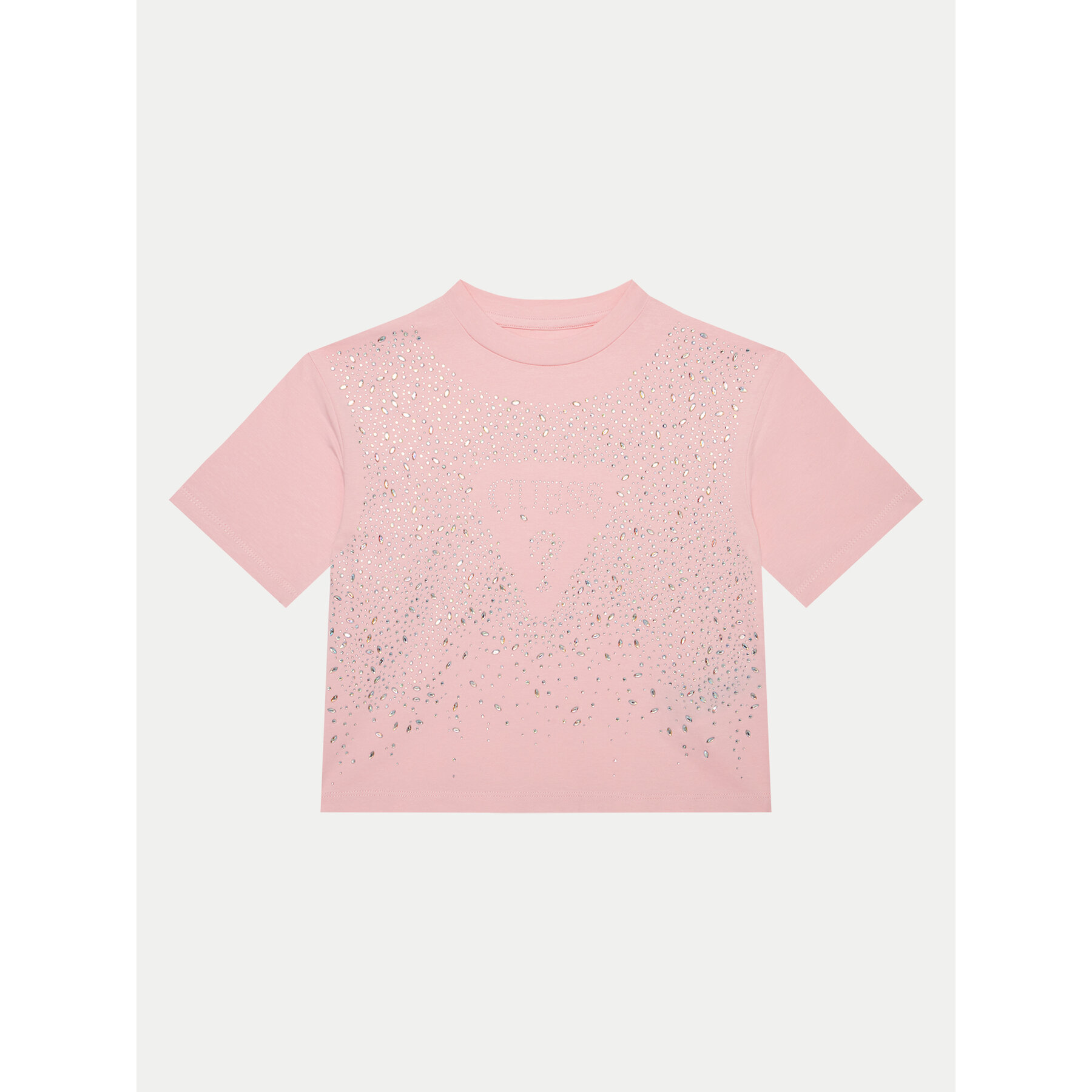 Guess T-Shirt J5RI13 K6YW4 Ροζ Boxy Fit