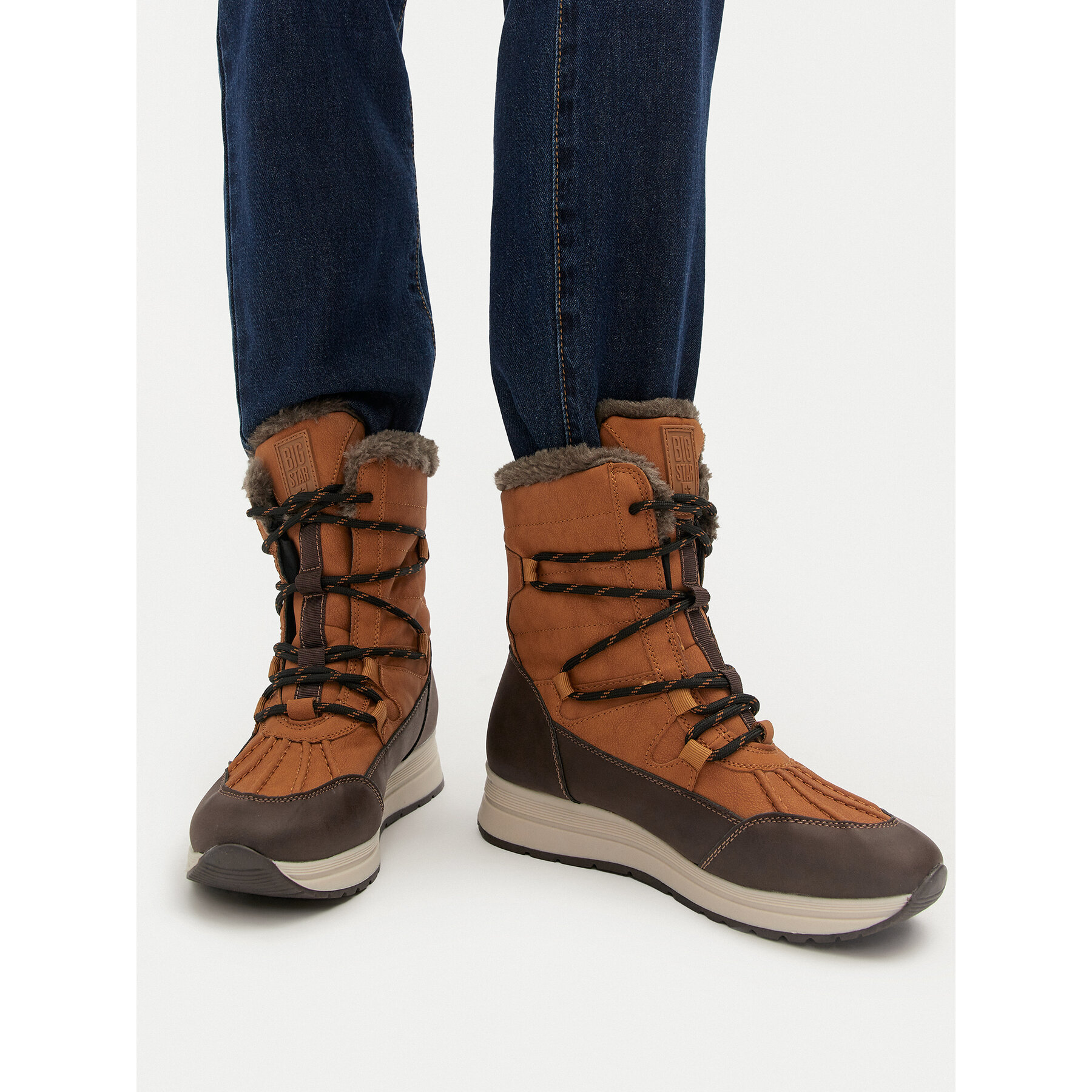 Škornji za sneg Big Star Shoes OO274A122 Rjava
