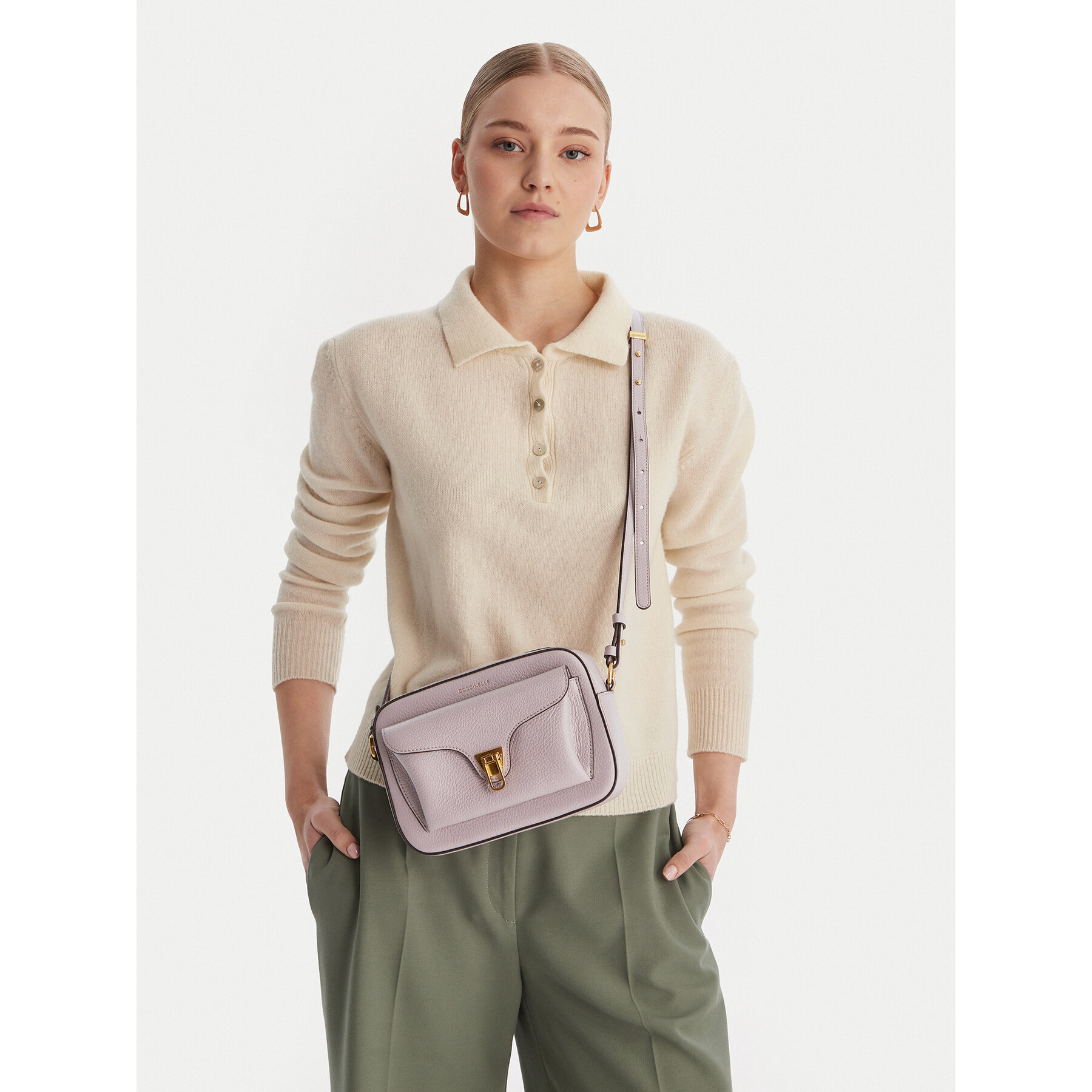 Τσάντα Coccinelle MF6 Coccinelle Beat Soft E1 MF6 15 02 01 Γκρι