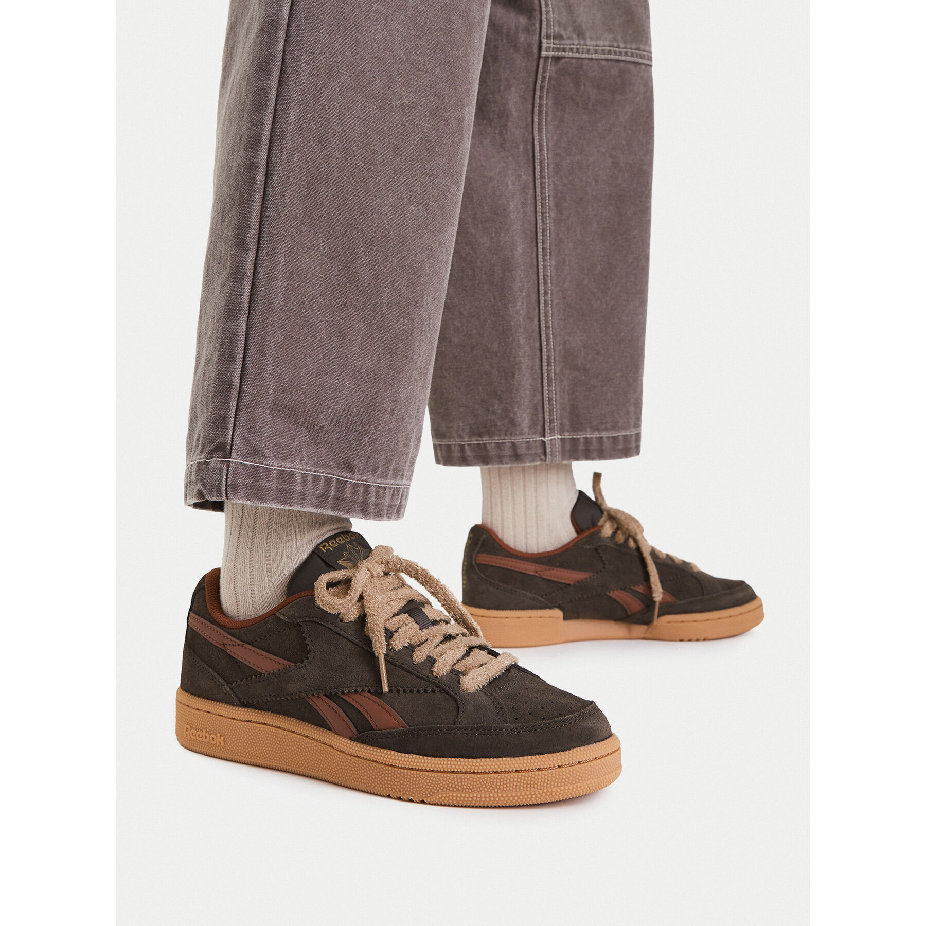 Сникърси Reebok EO-CLUB C GROUNDS 70 100260679 Кафяв