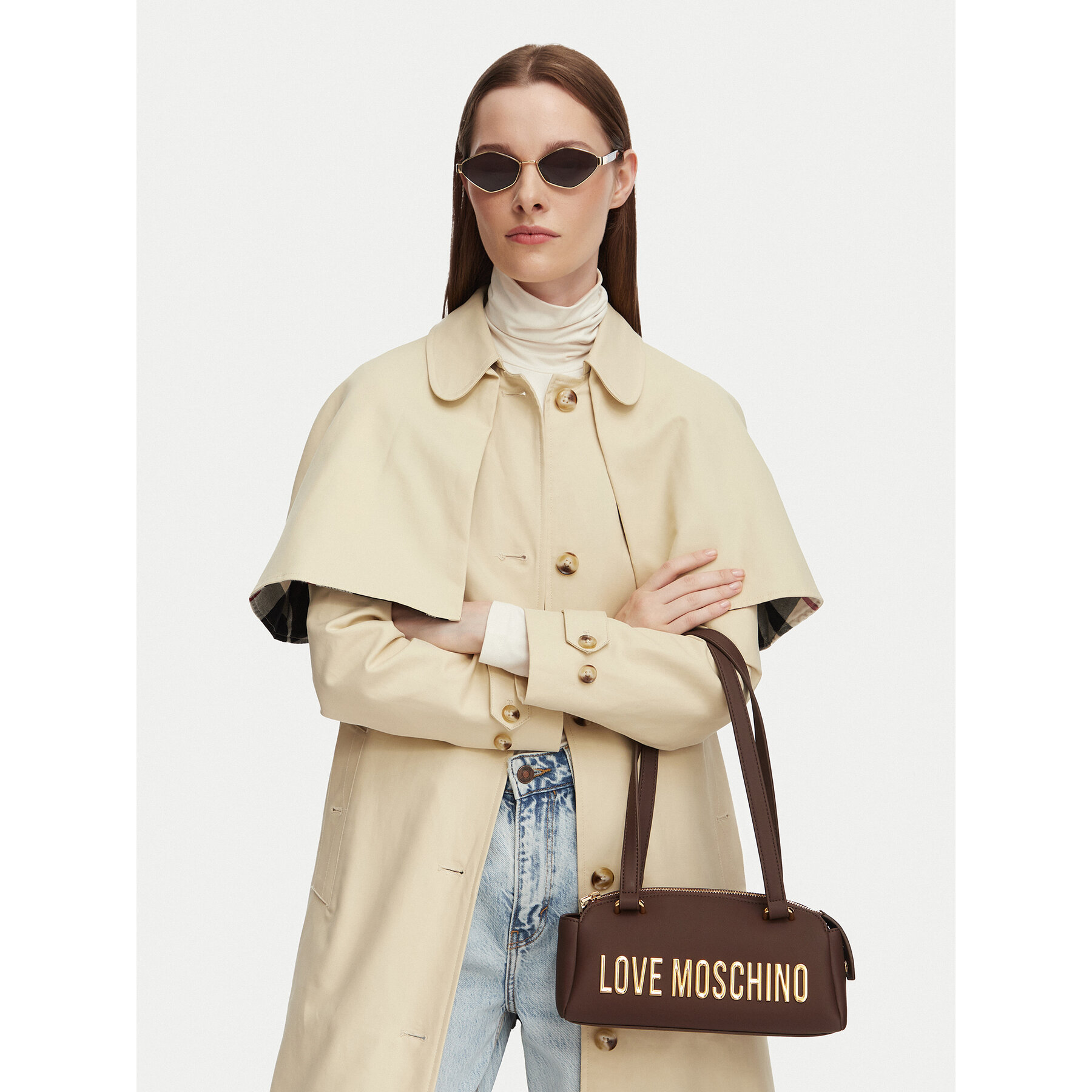 Torbica LOVE MOSCHINO JC4184PP1PKD0300 Smeđa