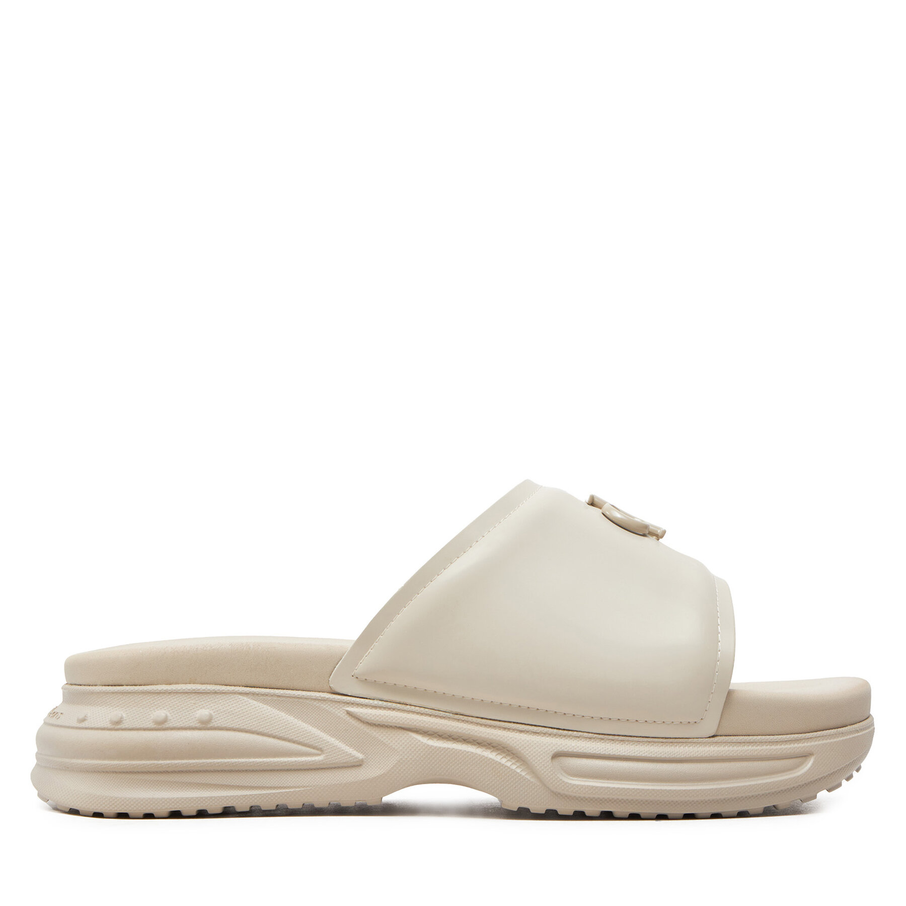 Női Papucs Calvin Klein Jeans, Méret: 40, Ekru, Chunky Comf Slide Mtr YW0YW01506