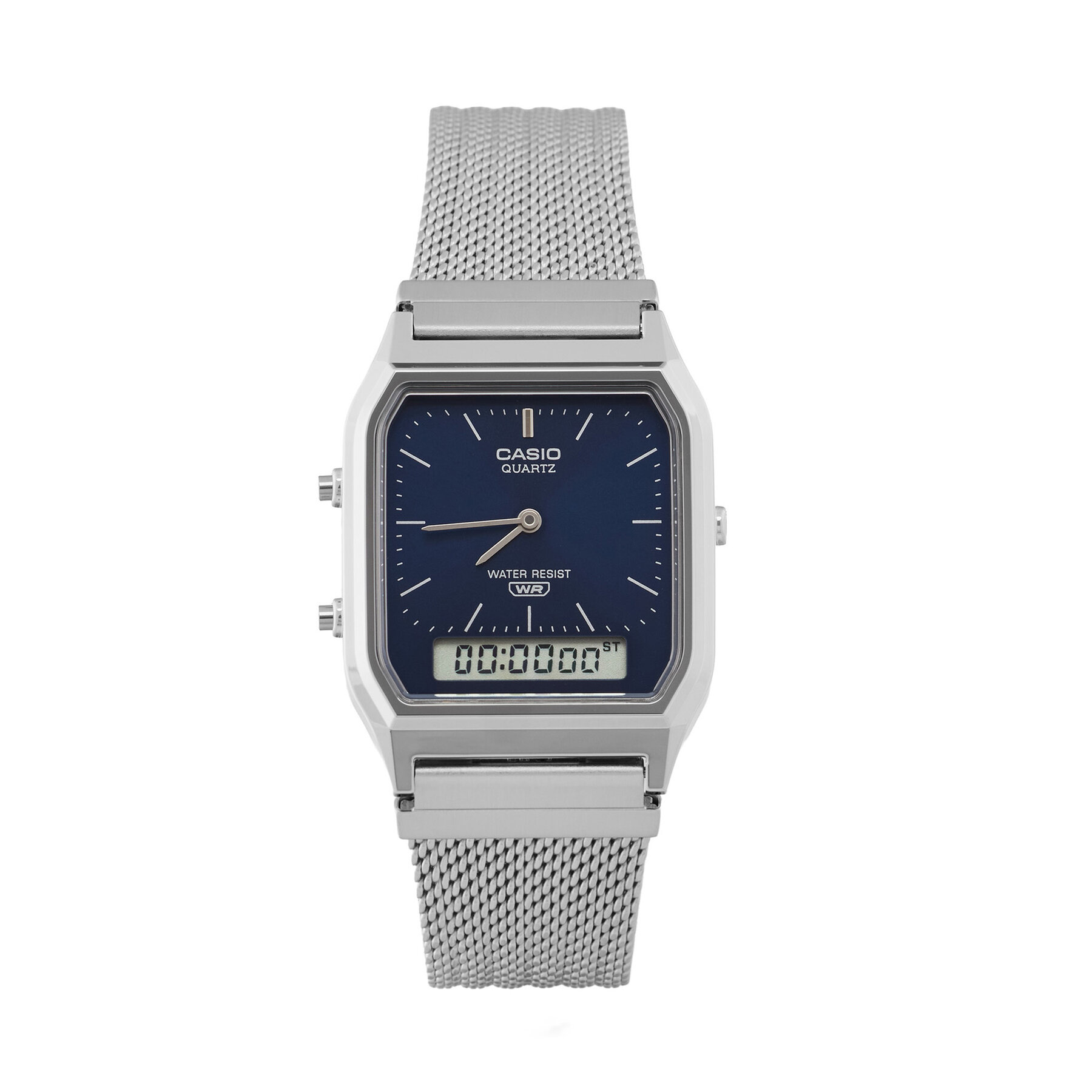 Ceas Casio Vintage AQ-230EM-2AEF Argintiu