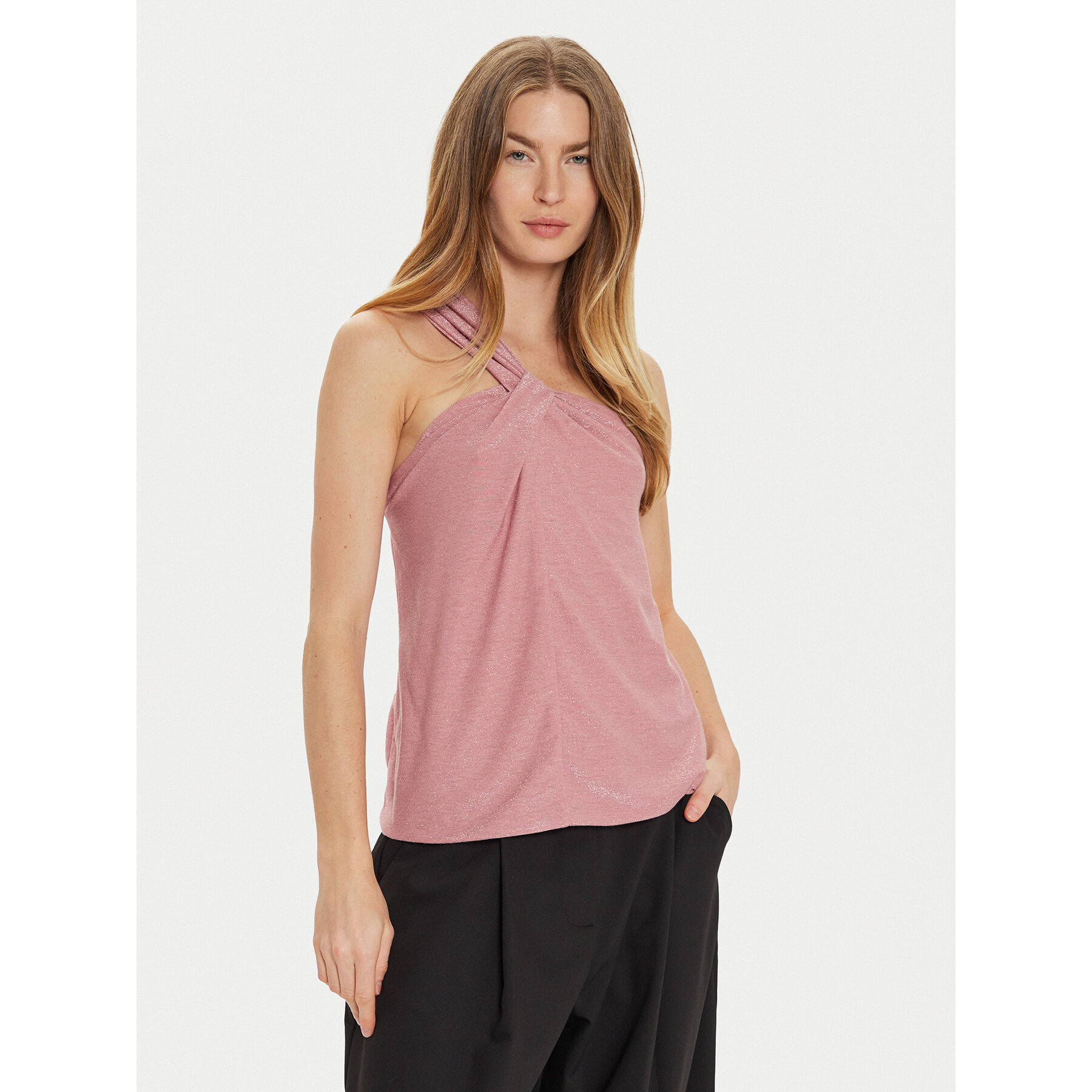 Motivi Motivi Τοπ G242W003241N Ροζ Slim Fit