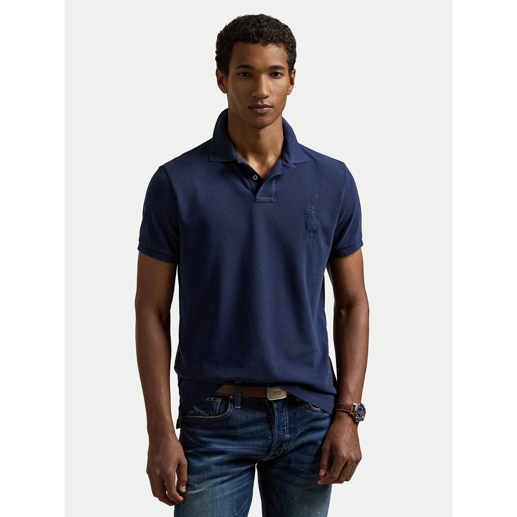 Polo Ralph Lauren Polo 710938137006 Σκούρο μπλε Slim Fit
