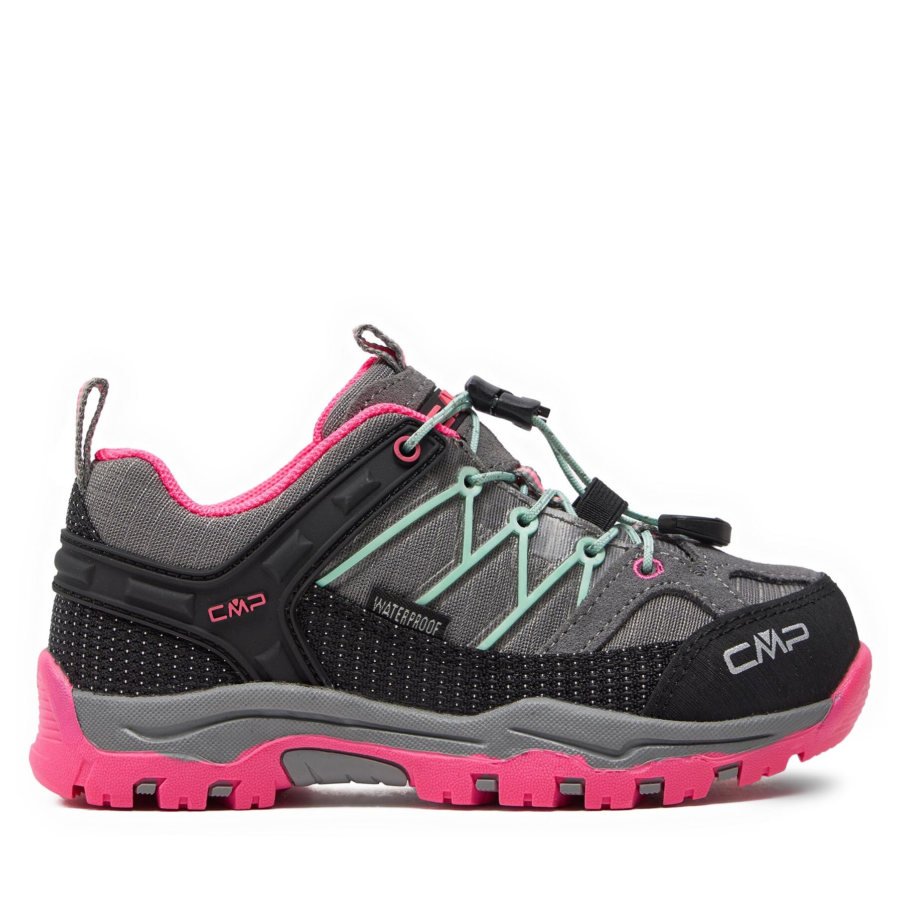 Cmp Donna Grigio Scarpe Da Trekking Kids Rigel Low Trekking Wp 3Q54554 Taglia 28