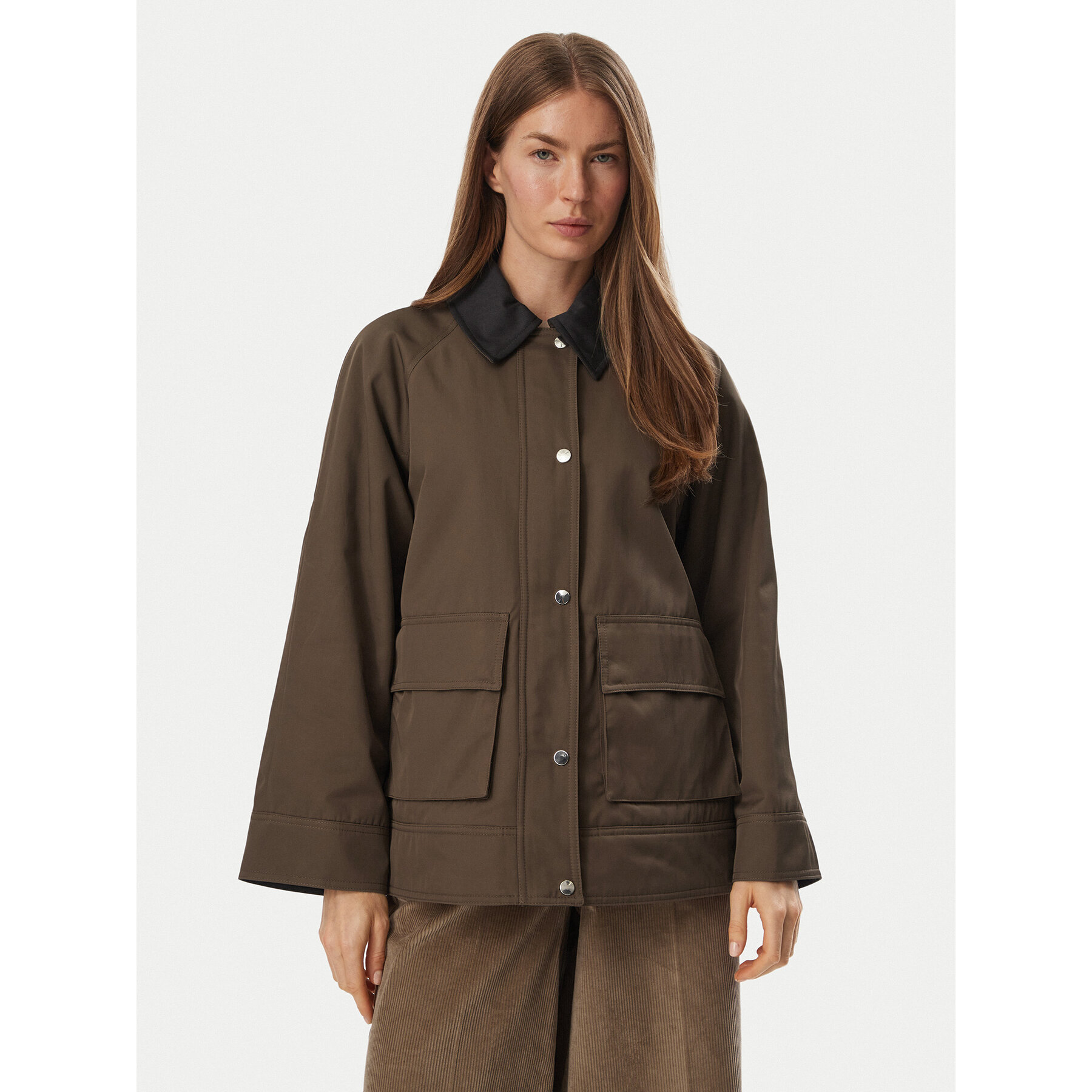 Marella Übergangsjacke Emme by Marella Rafia 2625026011 Braun Regular Fit
