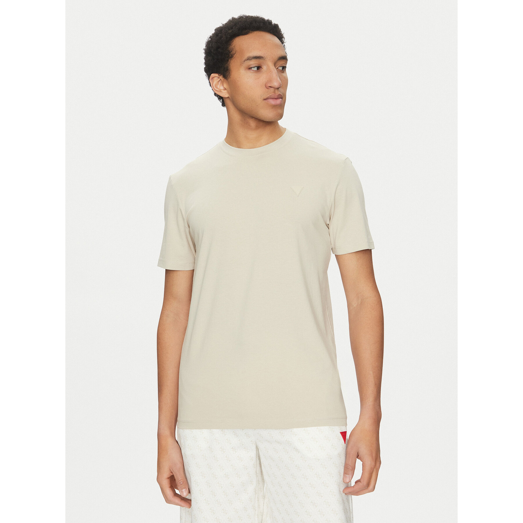 Guess Póló Z2YI12 JR06K Bézs Regular Fit