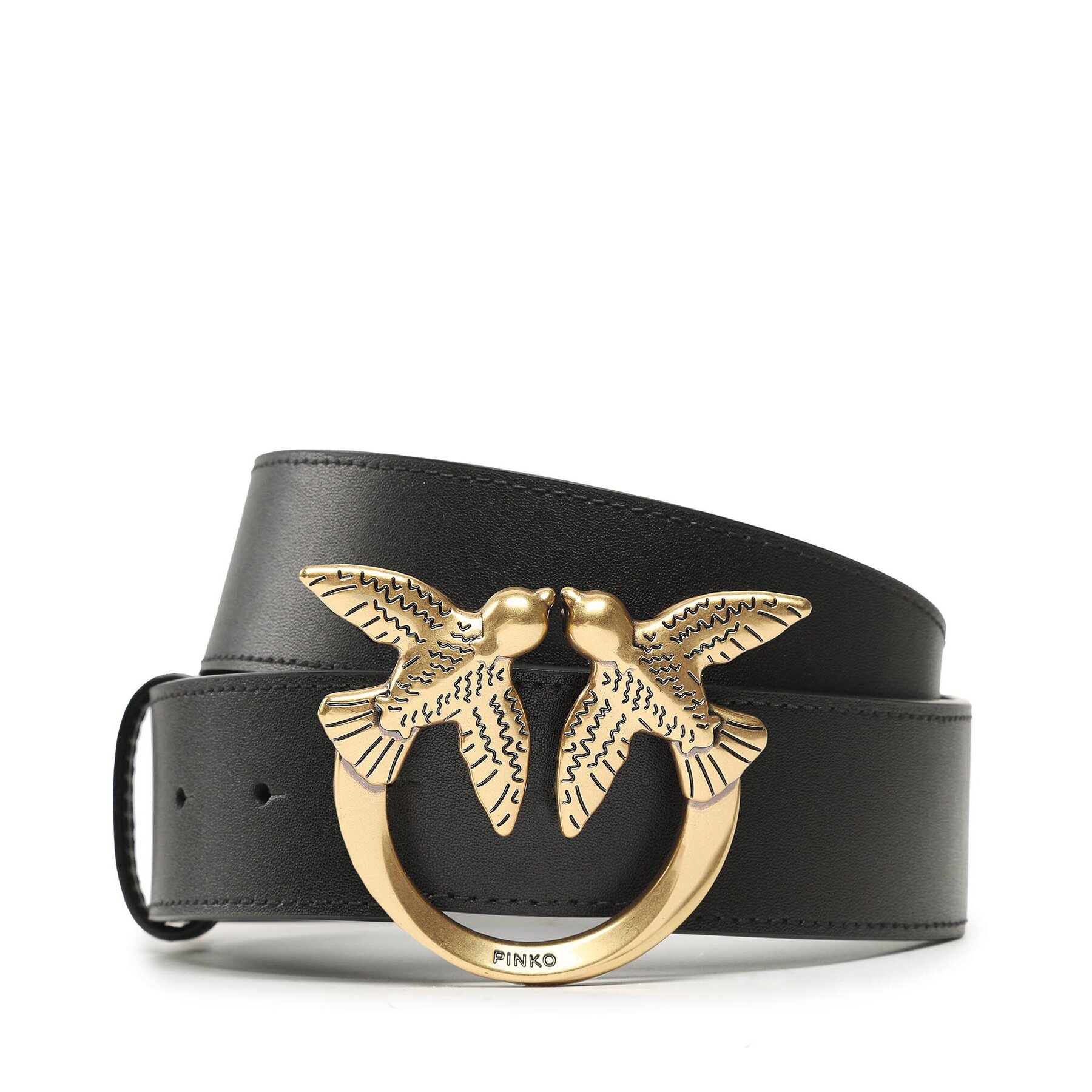 Pasek Damski PINKO, Rozmiar S Czarny Love Berry H4 Belt PE 23 PLT01 100120 A0F1