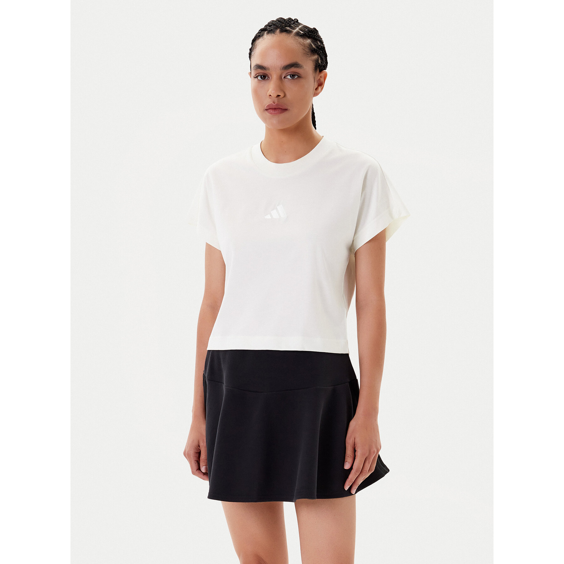 adidas T-Shirt ALL SZN JJ1243 Bianco Regular Fit