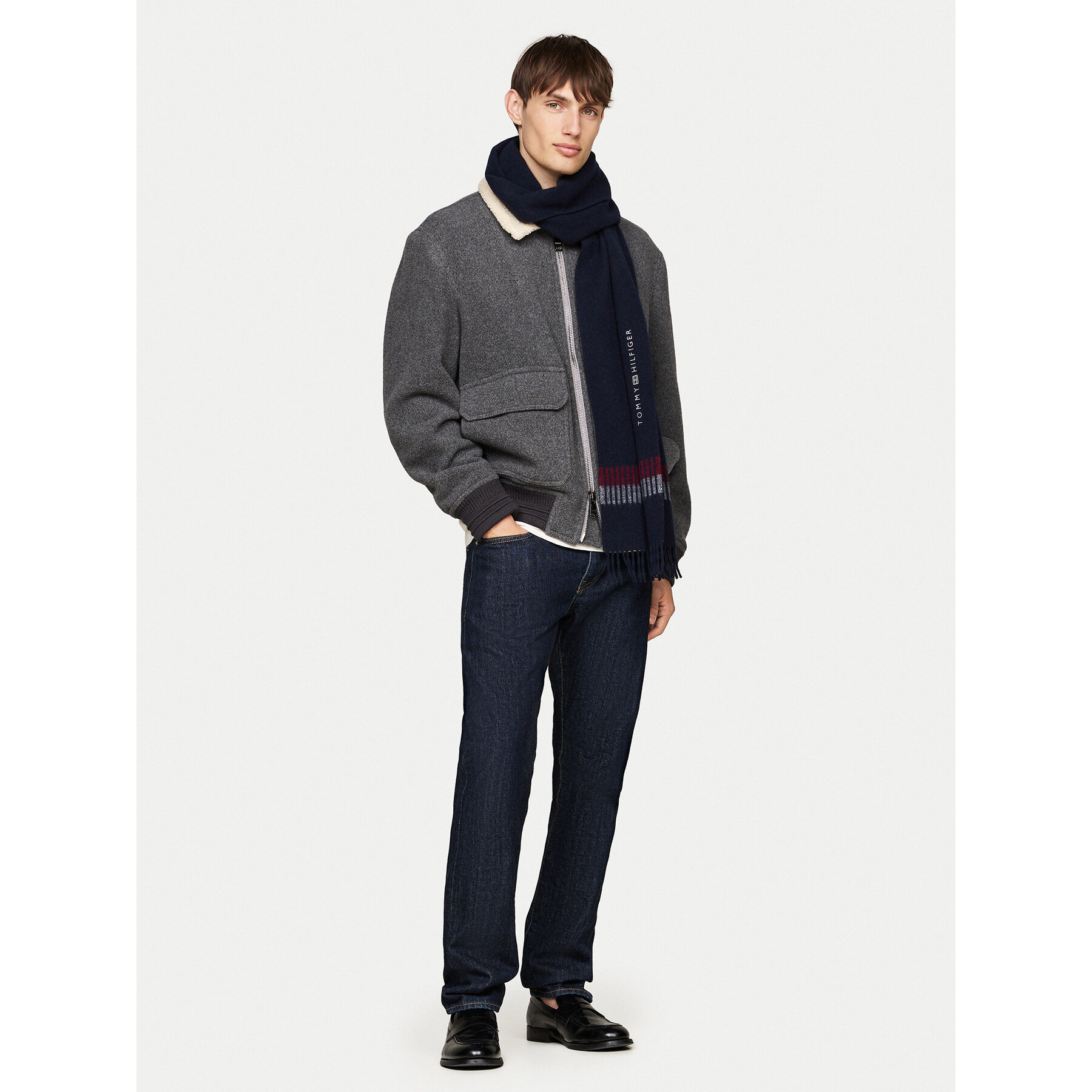 Bufanda Tommy Hilfiger Corporate AM0AM12832 Azul marino