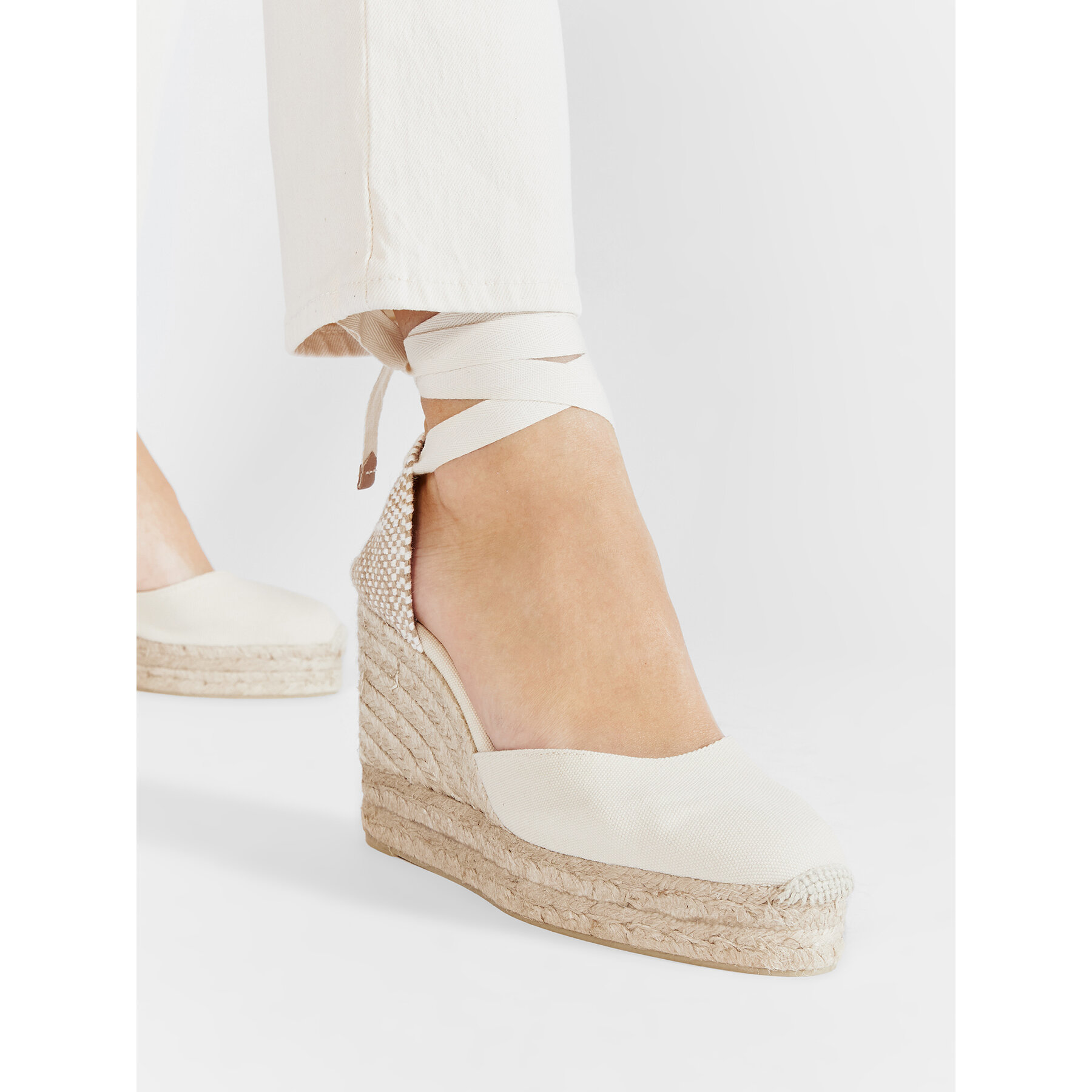 Espadrilky Castañer Carina/8ED/001 Béžová