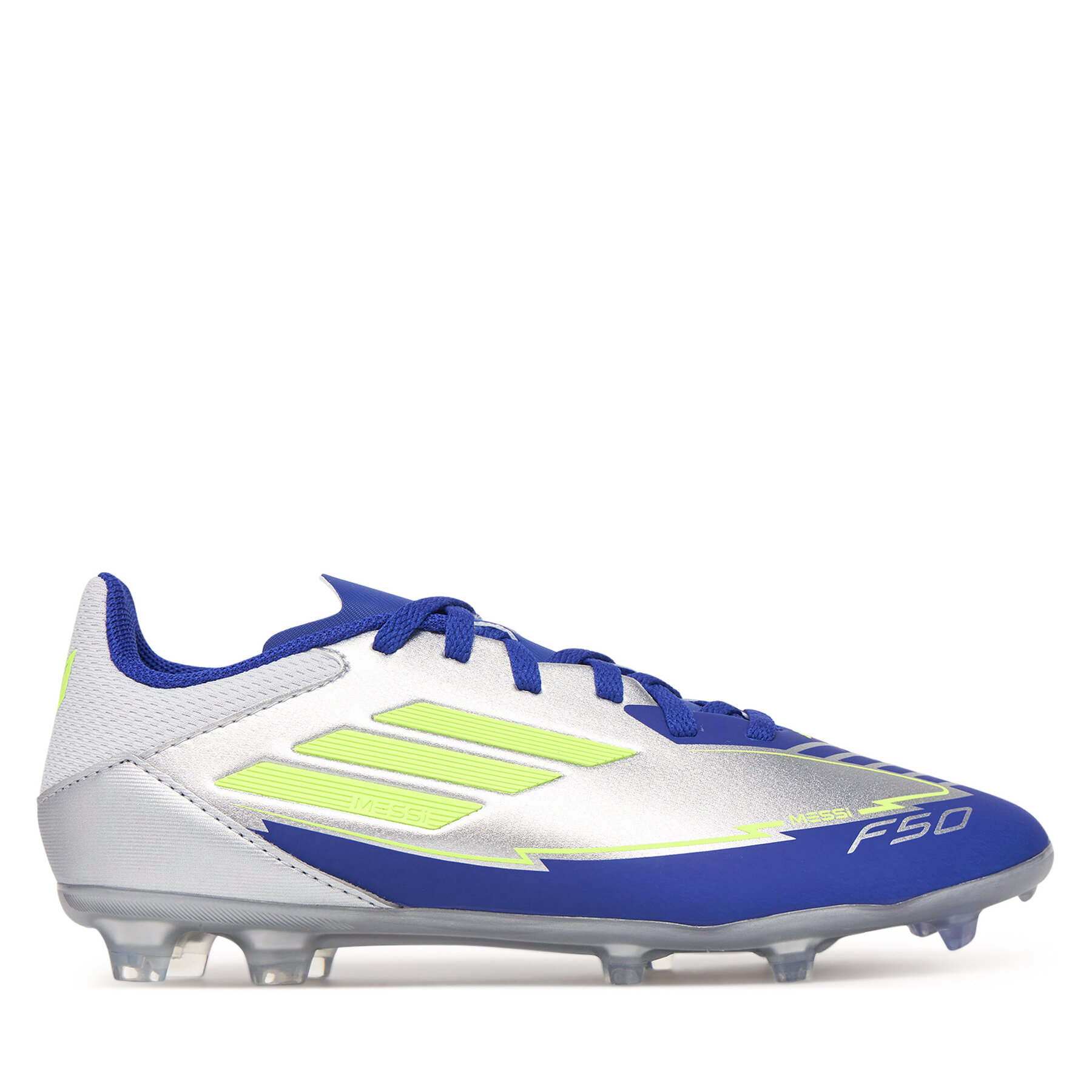 Unisex dieťa Futbalové topánky adidas, Rozmer: 36, Sivá, F50 League Messi Firm/Multi-Ground IH0924