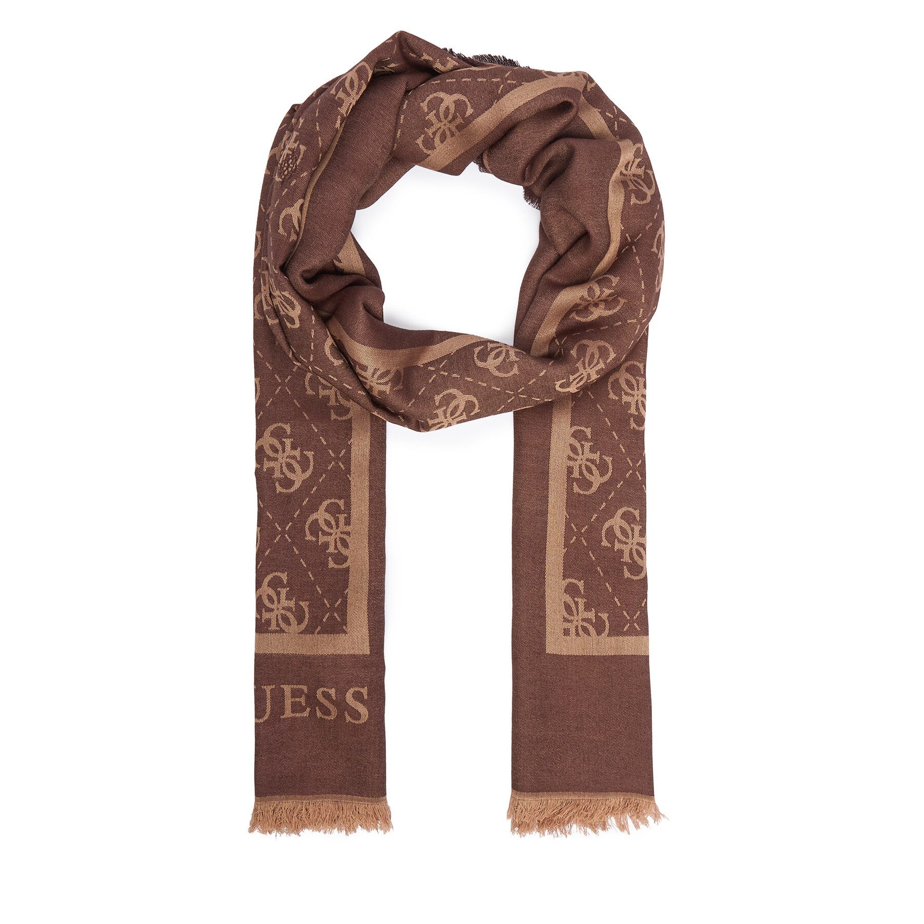 Šál Guess AW5529 VIS03 Hnedá