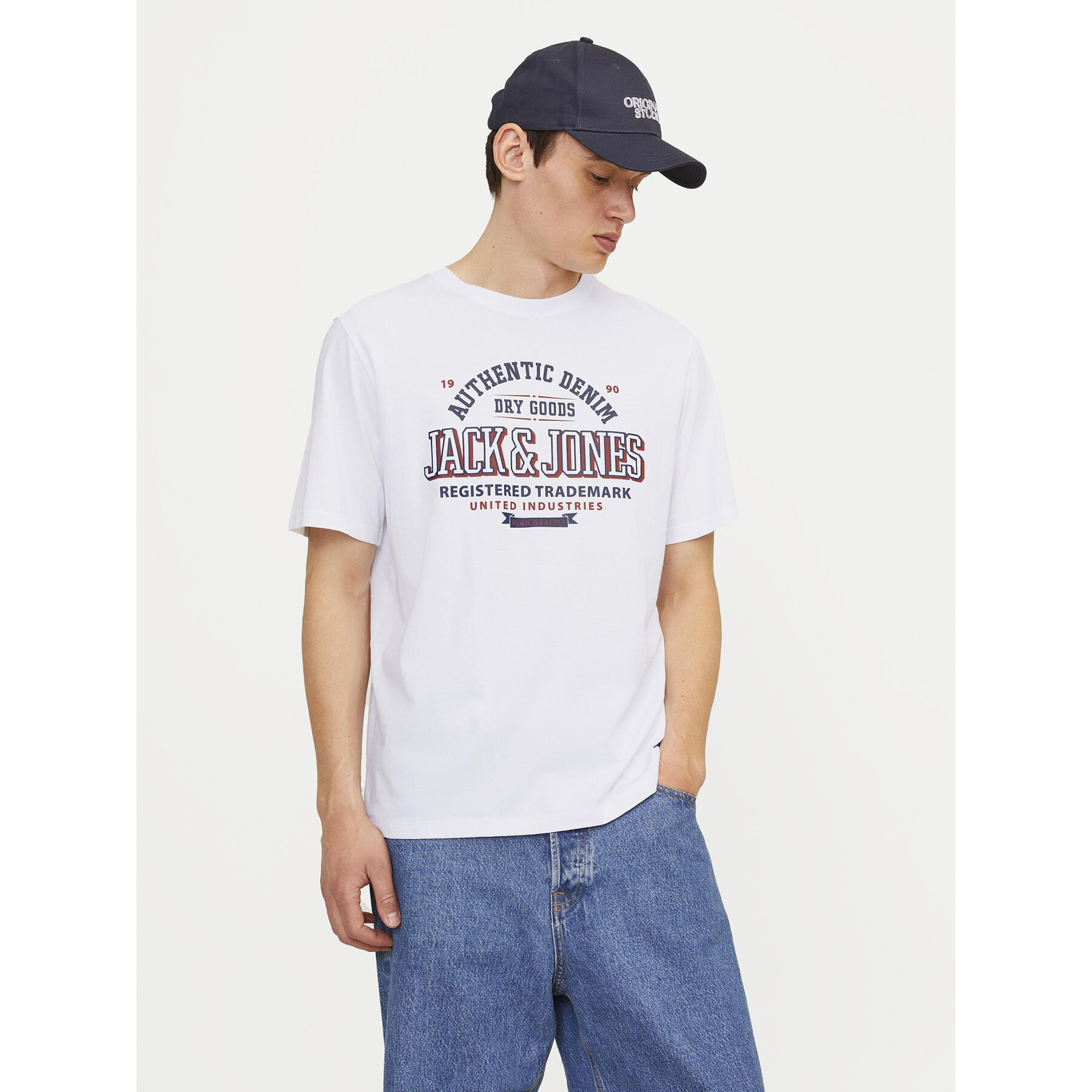 Jack & Jones T-shirt Logo 12254862 Bianco Standard Fit