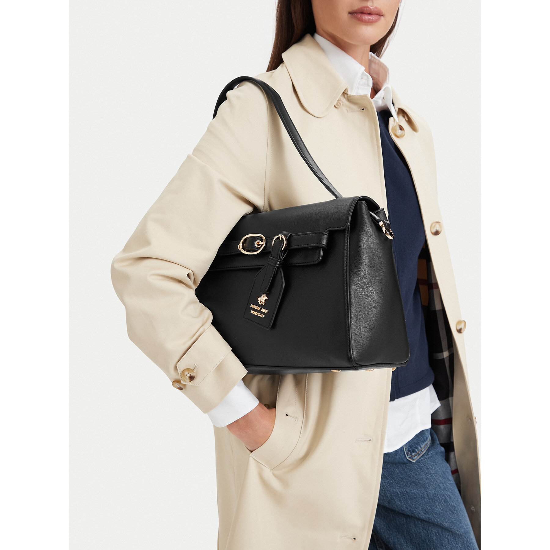 Дамска чанта Beverly Hills Polo Club CEO-BHPC-C-011-10 Черен