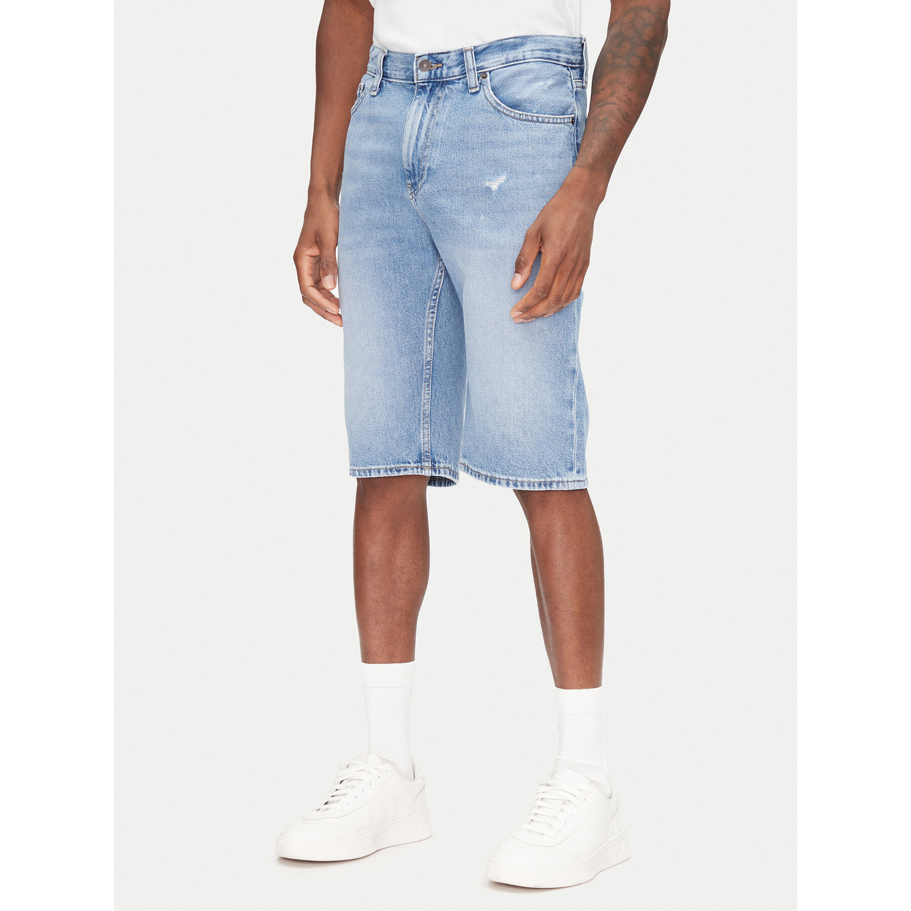 Tommy Jeans Jeansshorts Ryan DM0DM21855 Blau Slim Fit