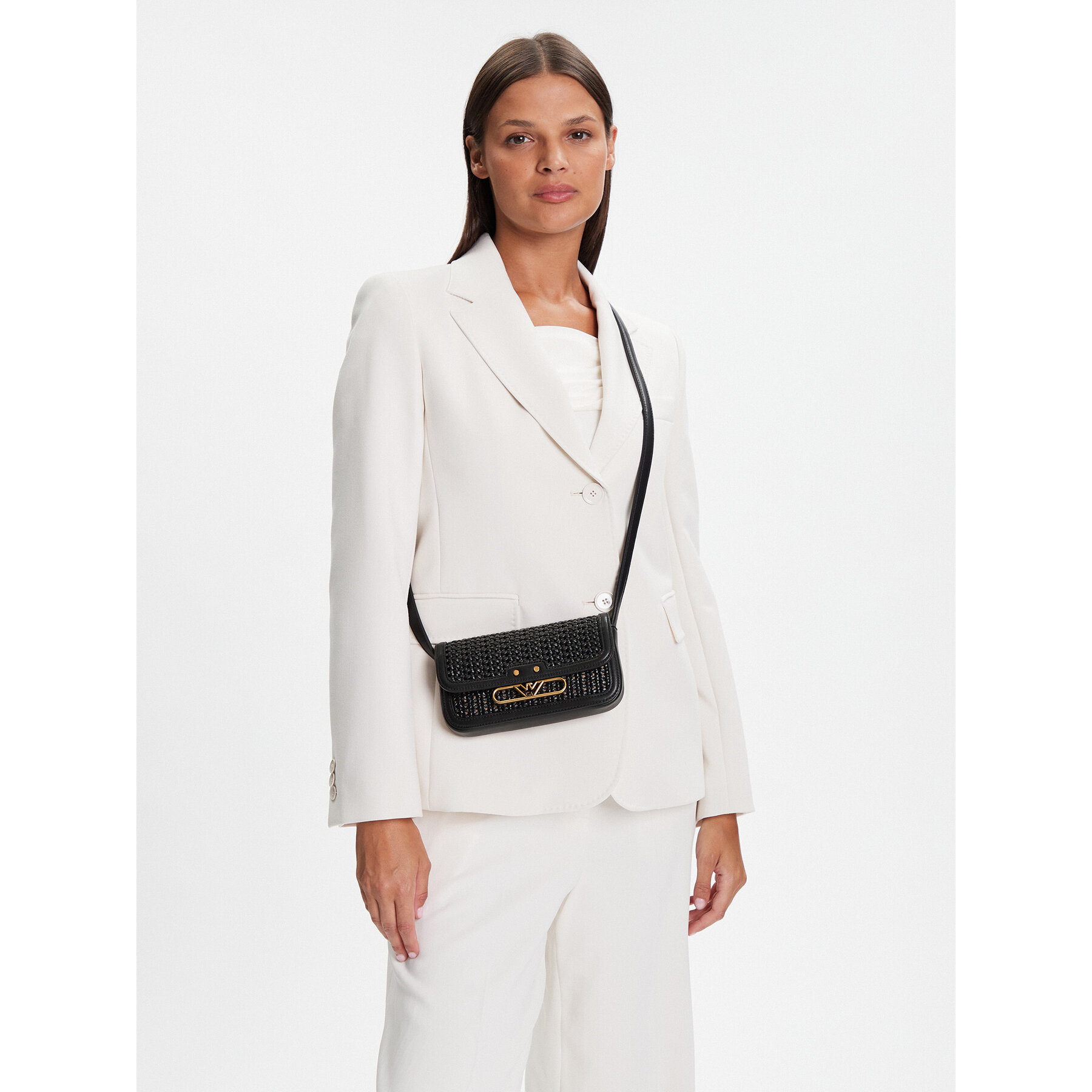 Kabelka Emporio Armani EW001212 AF15873 UC001 Čierna