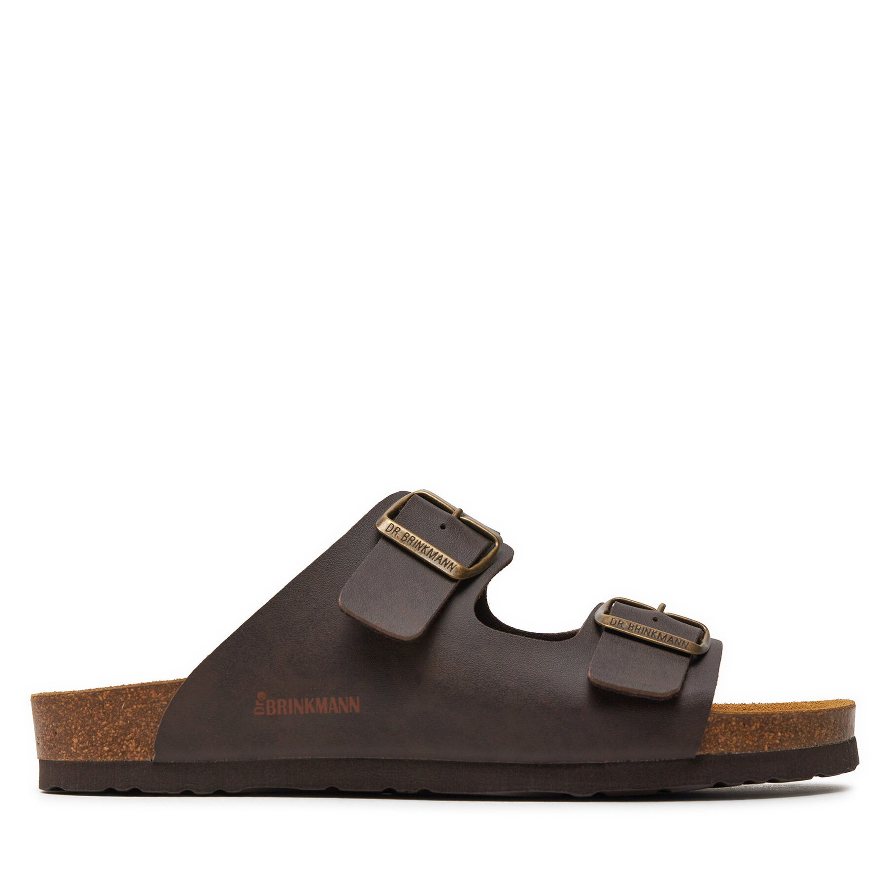 Herren Pantoletten Dr. Brinkmann, Schuhgröße 38, Braun, 600275-2