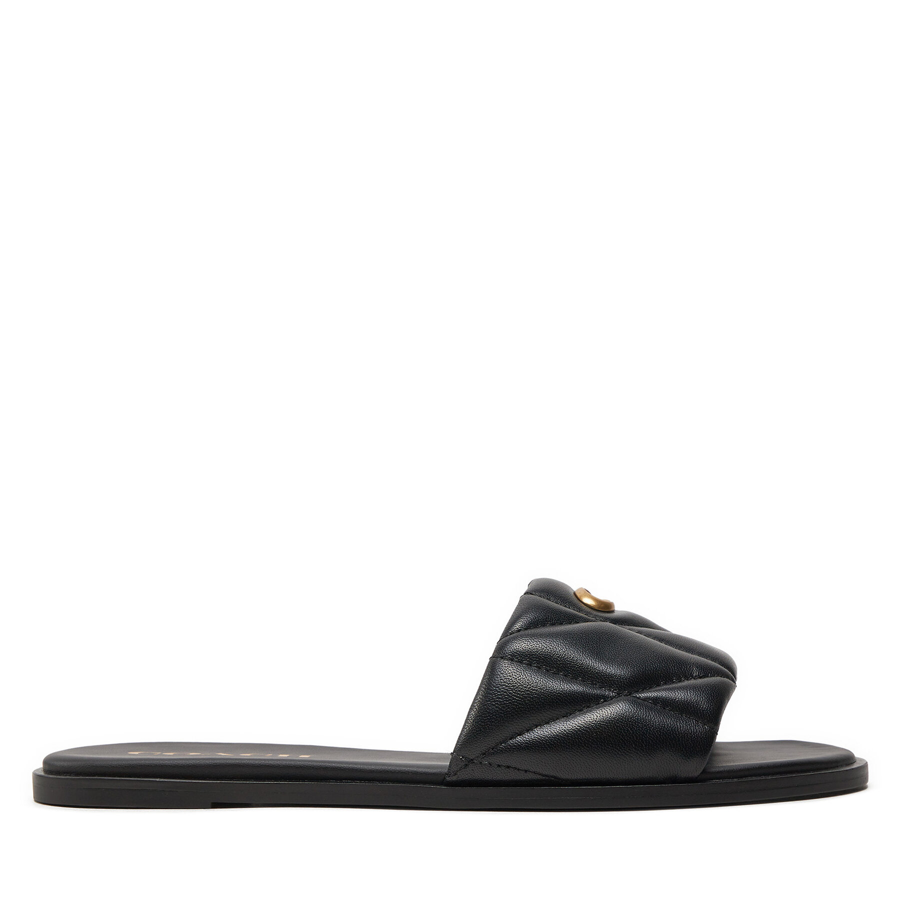 Damen Pantoletten Coach, Schuhgröße 36, Schwarz, Holly CR047