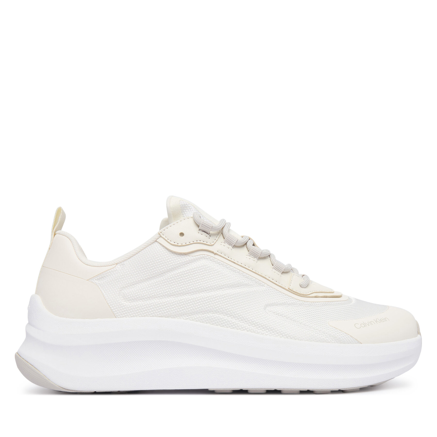 Sneakersy Calvin Klein Chunky Runner Laceup HM0HM02224 Biela