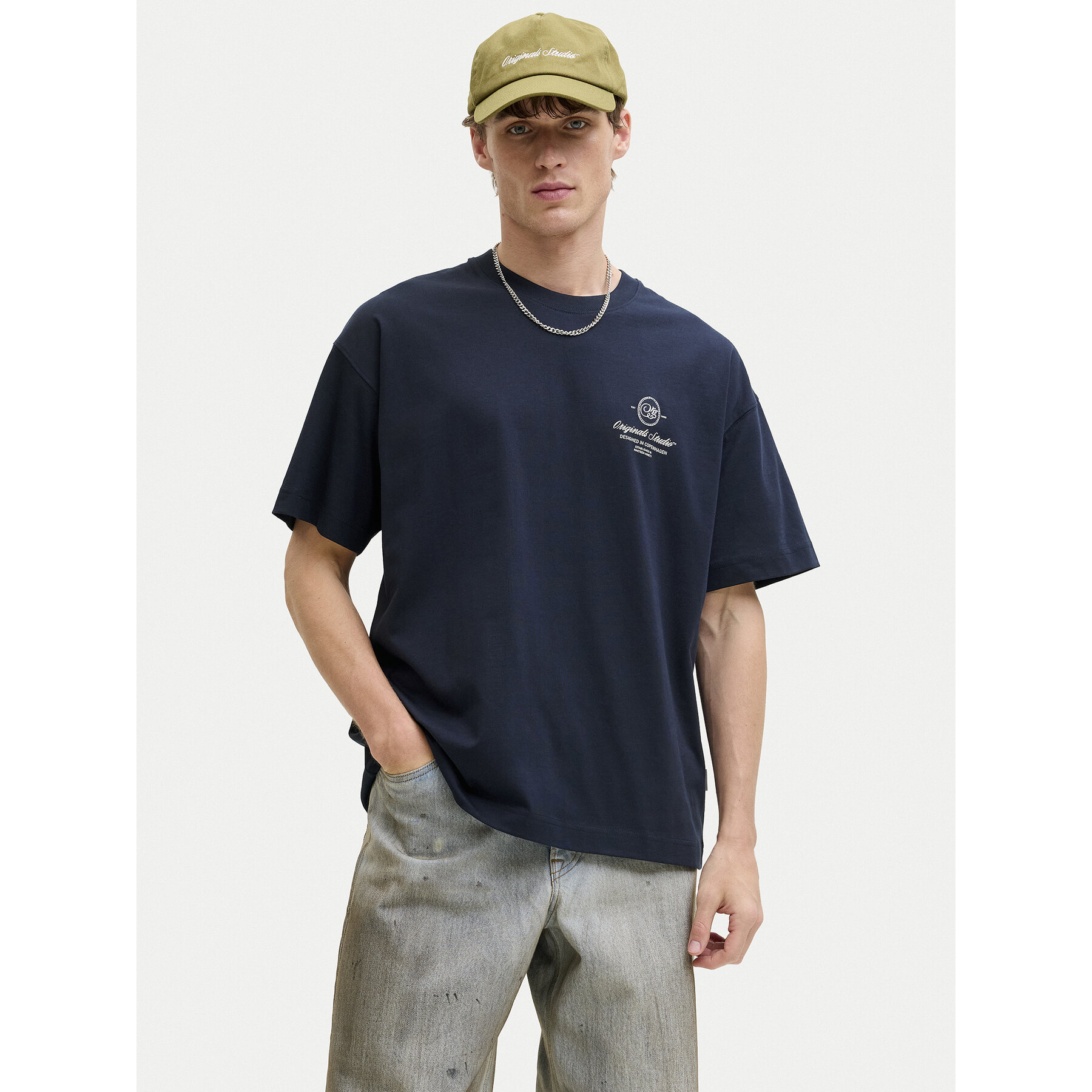 Jack & Jones T-shirt Niagara 12293422 Tamnoplava Regular Fit