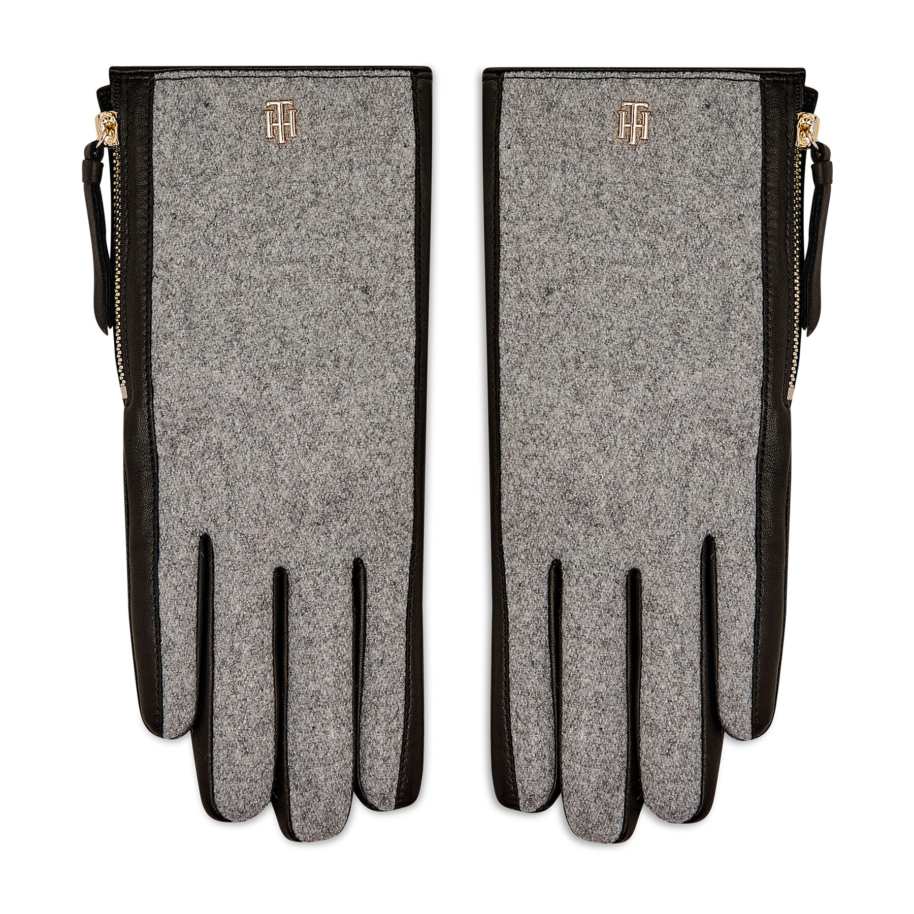 Mănuși de Damă Tommy Hilfiger Th Elevated Mix Gloves AW0AW10734 0IM 0IM imagine super redus 2022