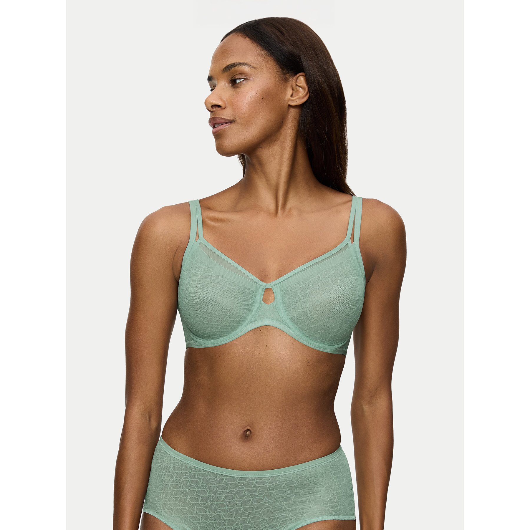 Triumph Melltartó alsó huzallal Signature Sheer 10215906 Zöld