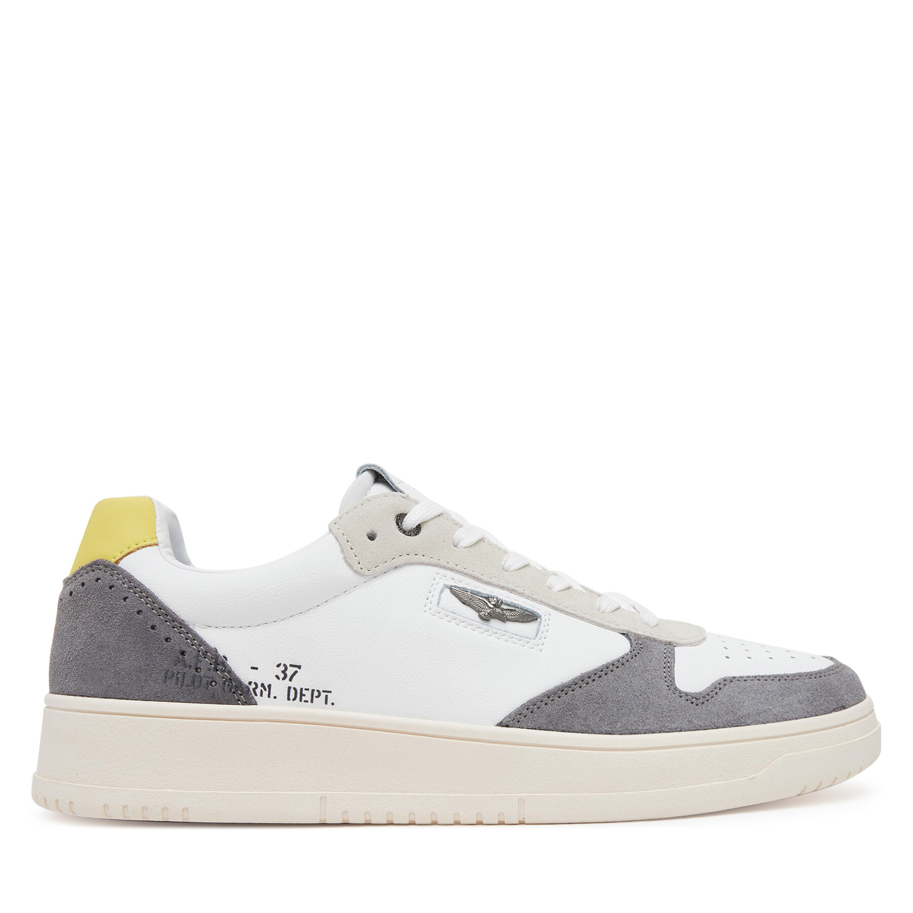Męskie Sneakersy Aeronautica Militare, Rozmiar 46 Biały 251SC235PL244