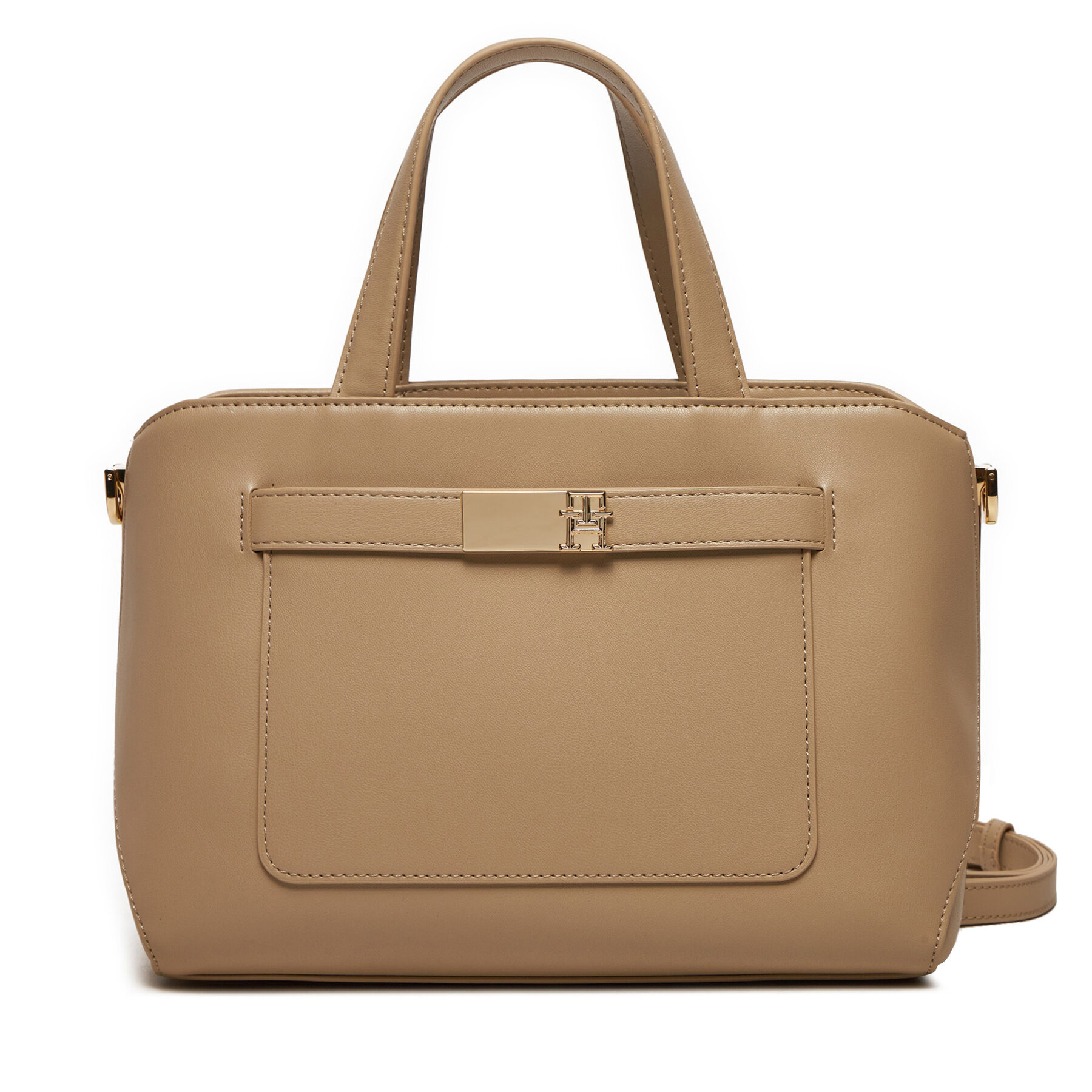 Bolso Tommy Hilfiger Th Heritage Mini AW0AW17374 Beis