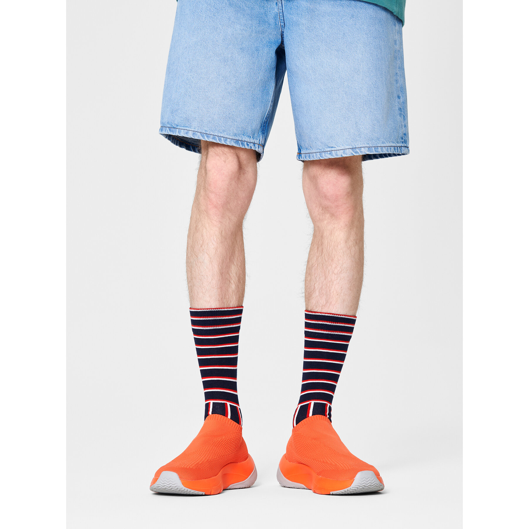 Șosete Lungi pentru Bărbați Happy Socks BSS01-6500 Bleumarin barbati imagine noua