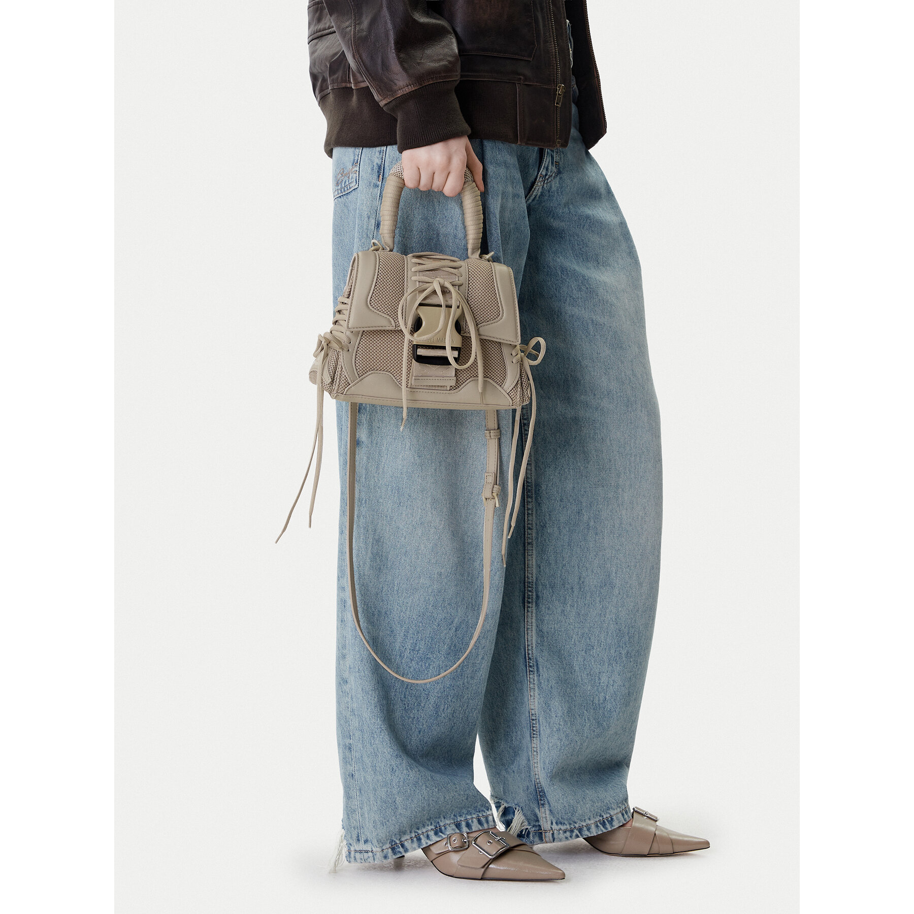 Torbica Steve Madden Bdiego SM13000896-GRG Bež