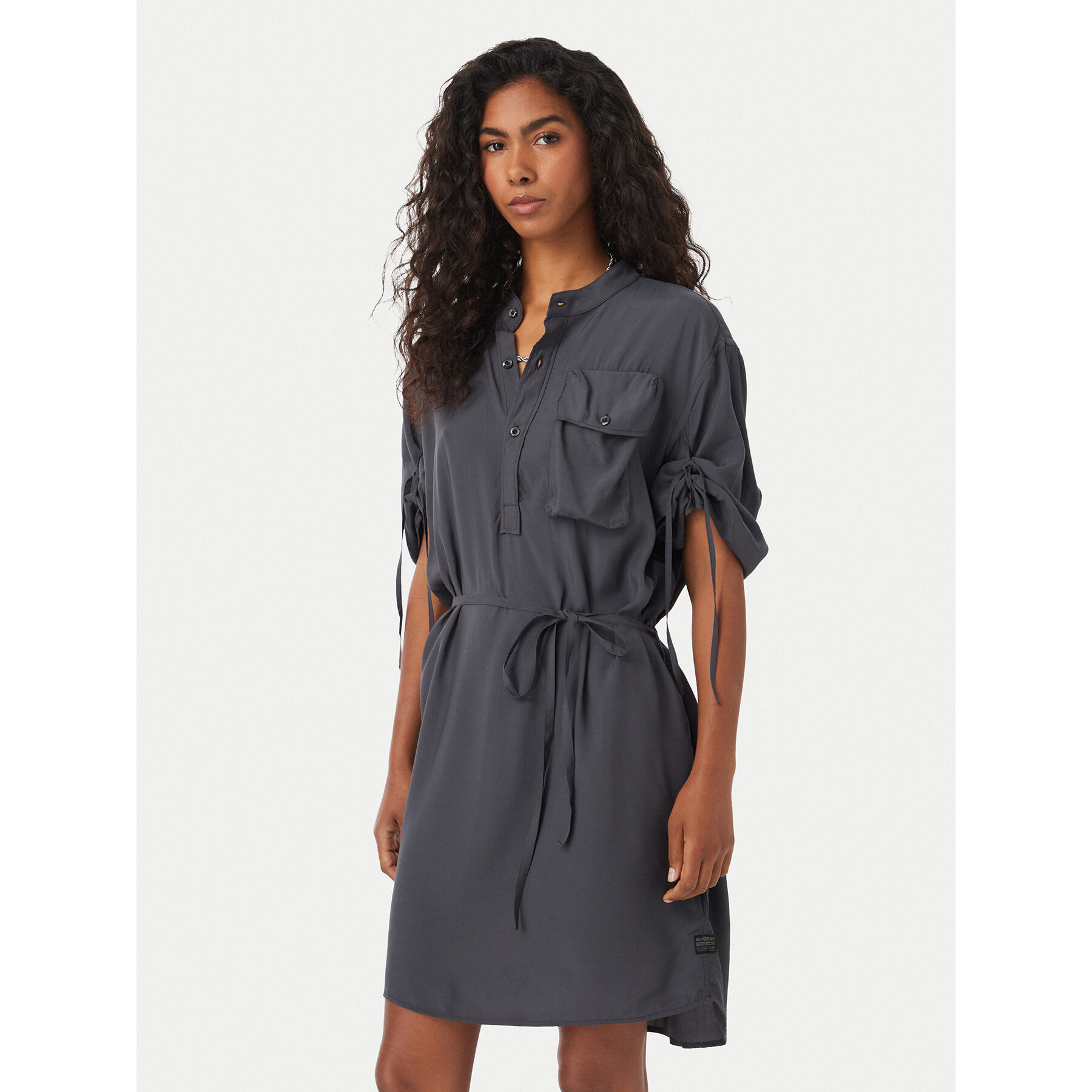 G-Star Raw Φόρεμα καθημερινό D29019-D724 Σκούρο γκρι Regular Fit