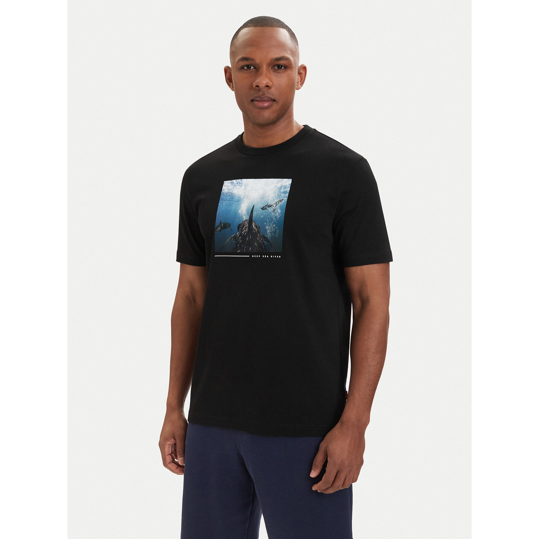 BOSS T-Shirt Creature 50561861 Schwarz Regular Fit