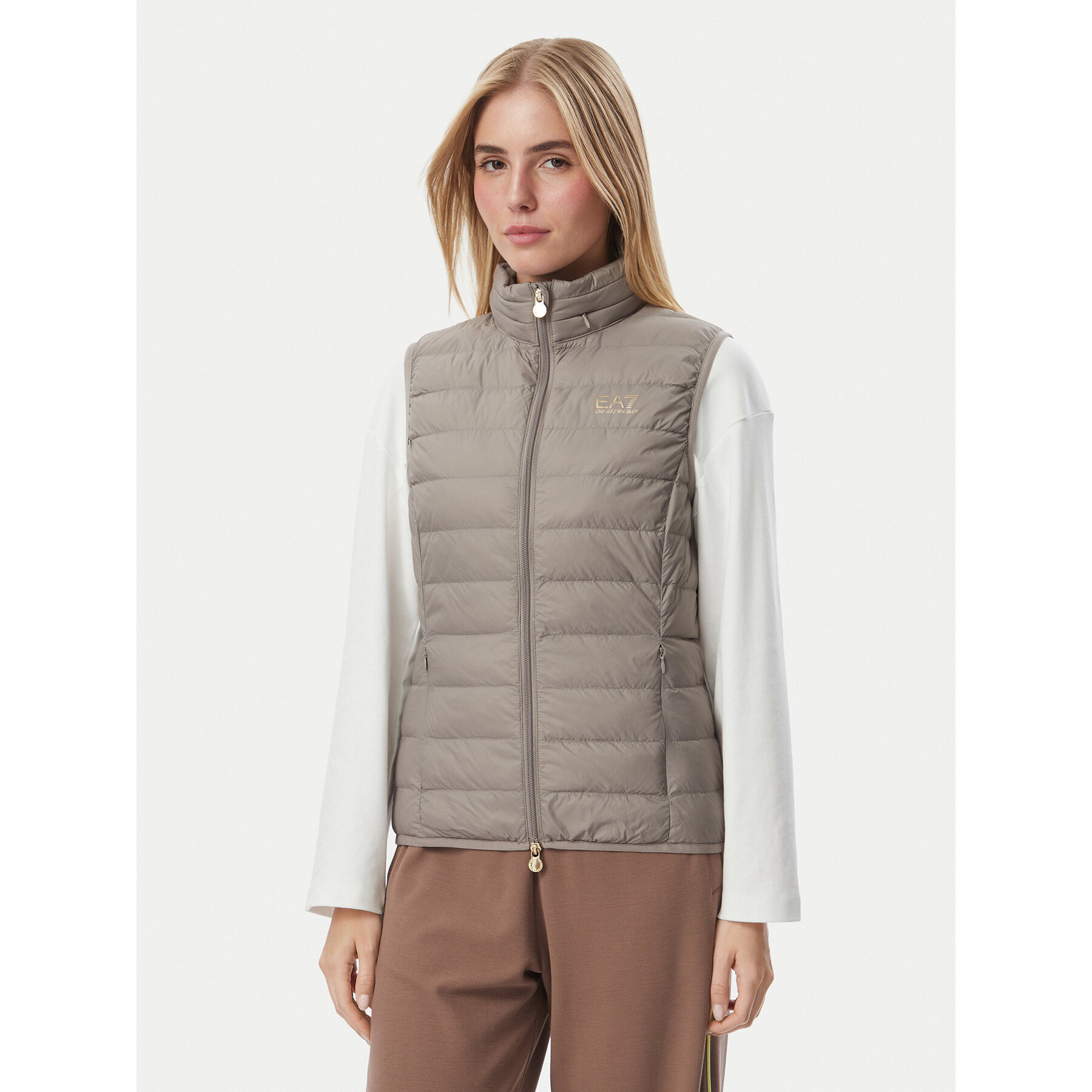 EA7 Emporio Armani Bodywarmer 7W000472 AF12477 U6100 Beige Regular Fit