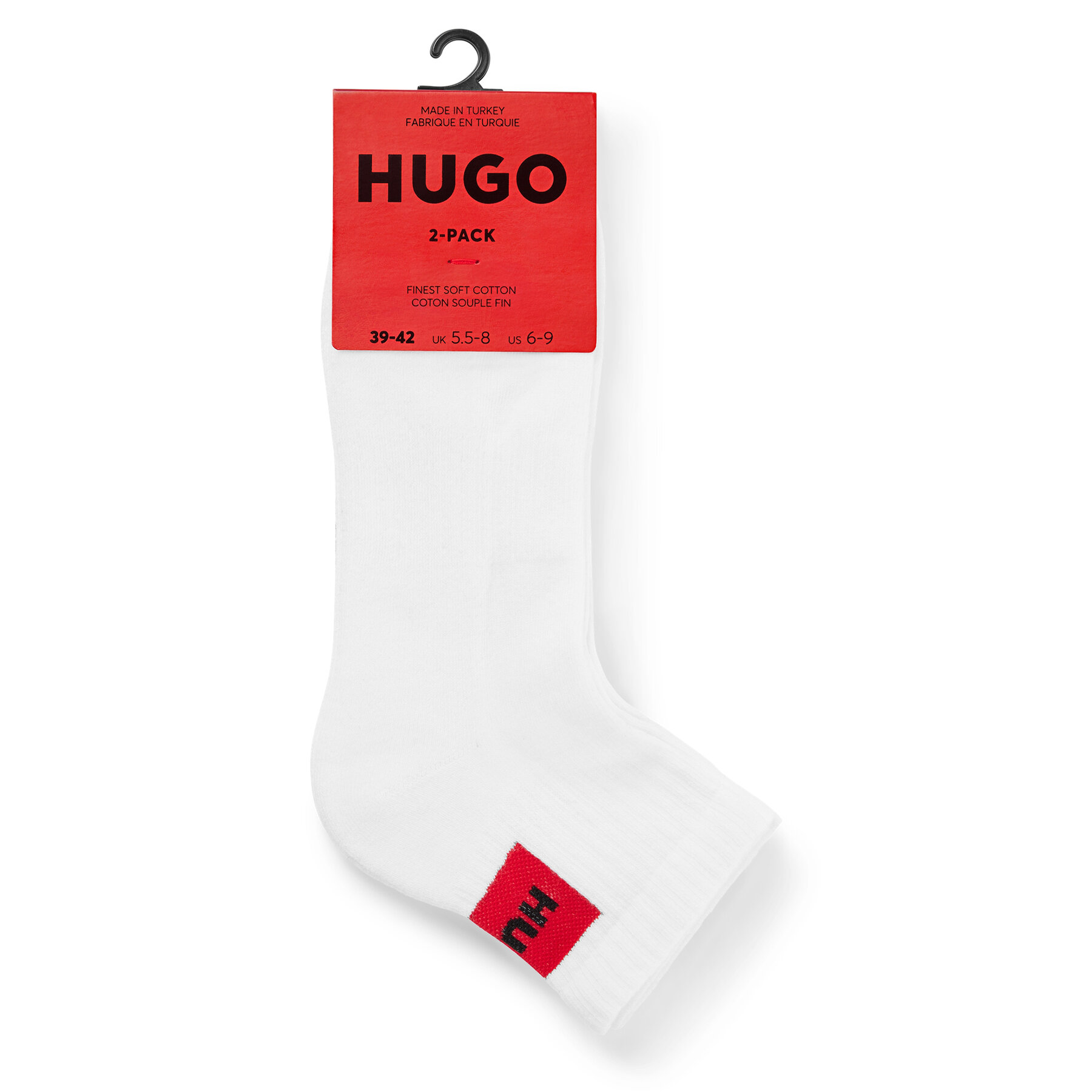 Muške niske čarape Hugo 50491223 White 100
