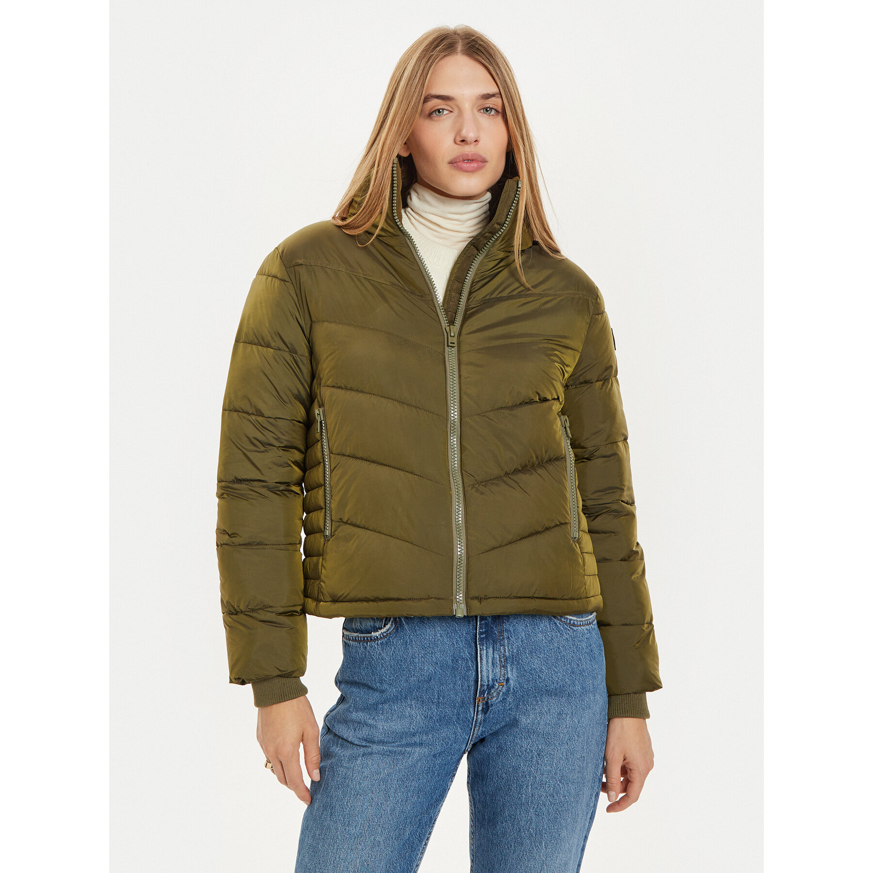 Wrangler Winterjacke 112356502 Grün Regular Fit