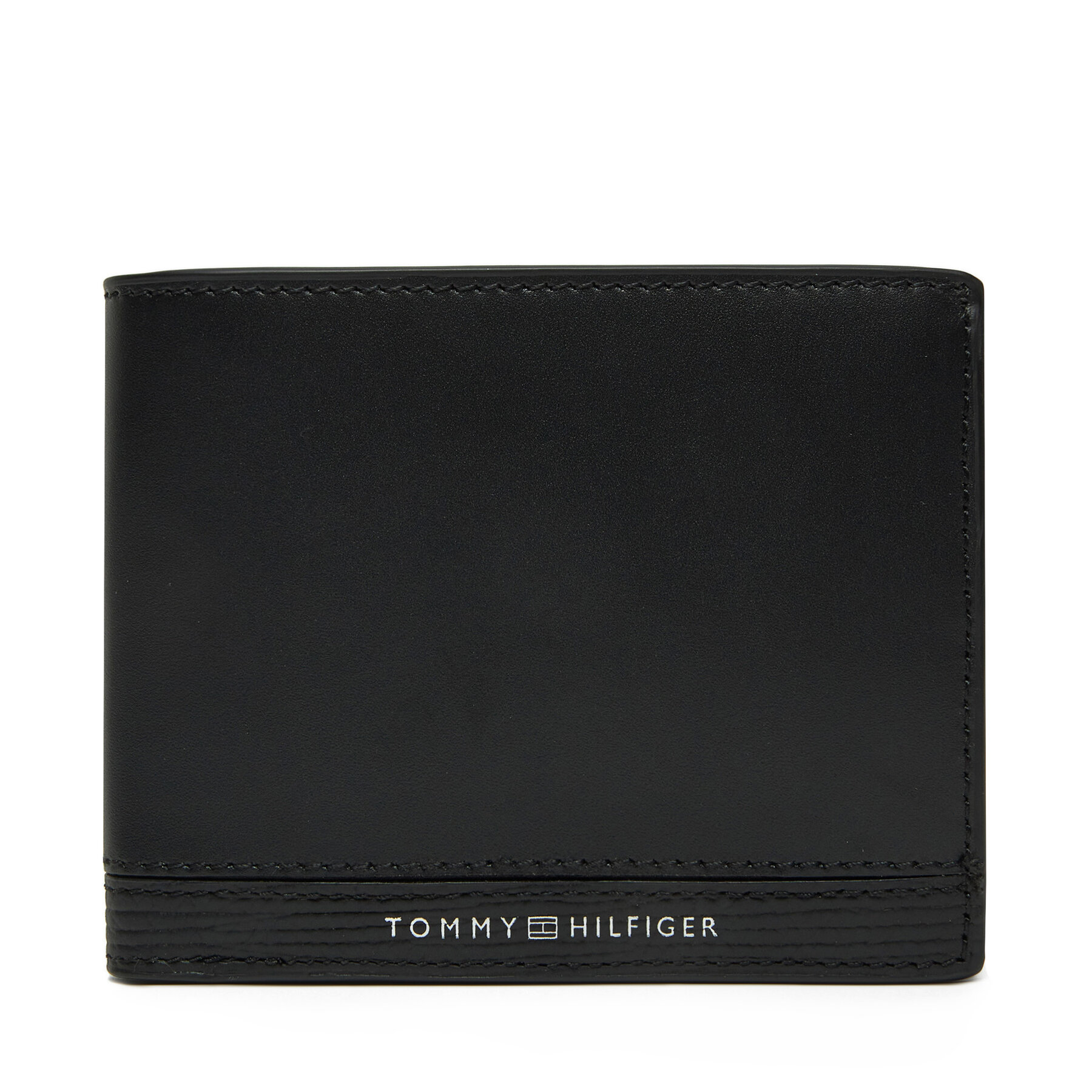 Herrplånbok Tommy Hilfiger AM0AM13038 Svart