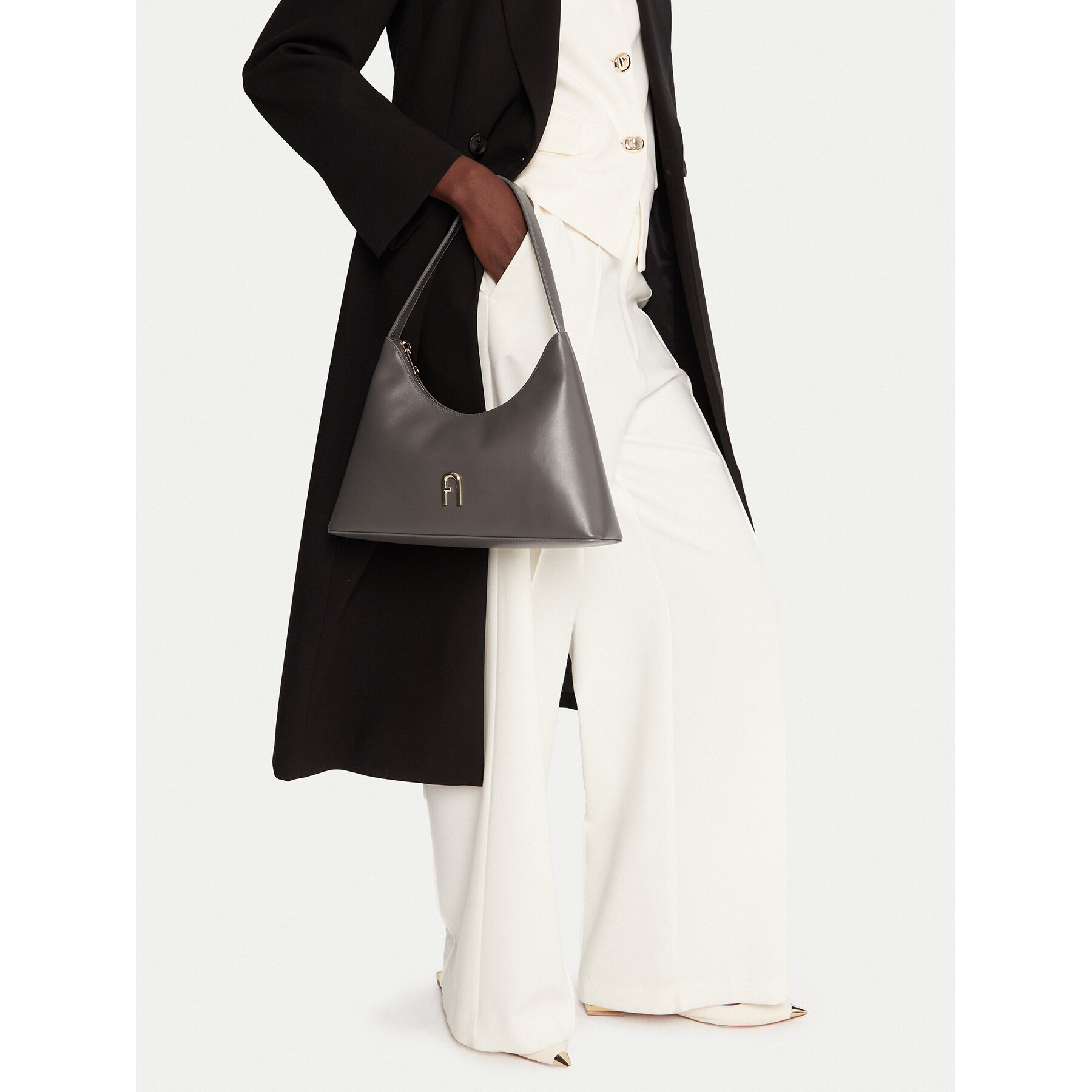 Дамска чанта Furla Diamante  WB00782 AX0733 BG 4283S 1007 Сив