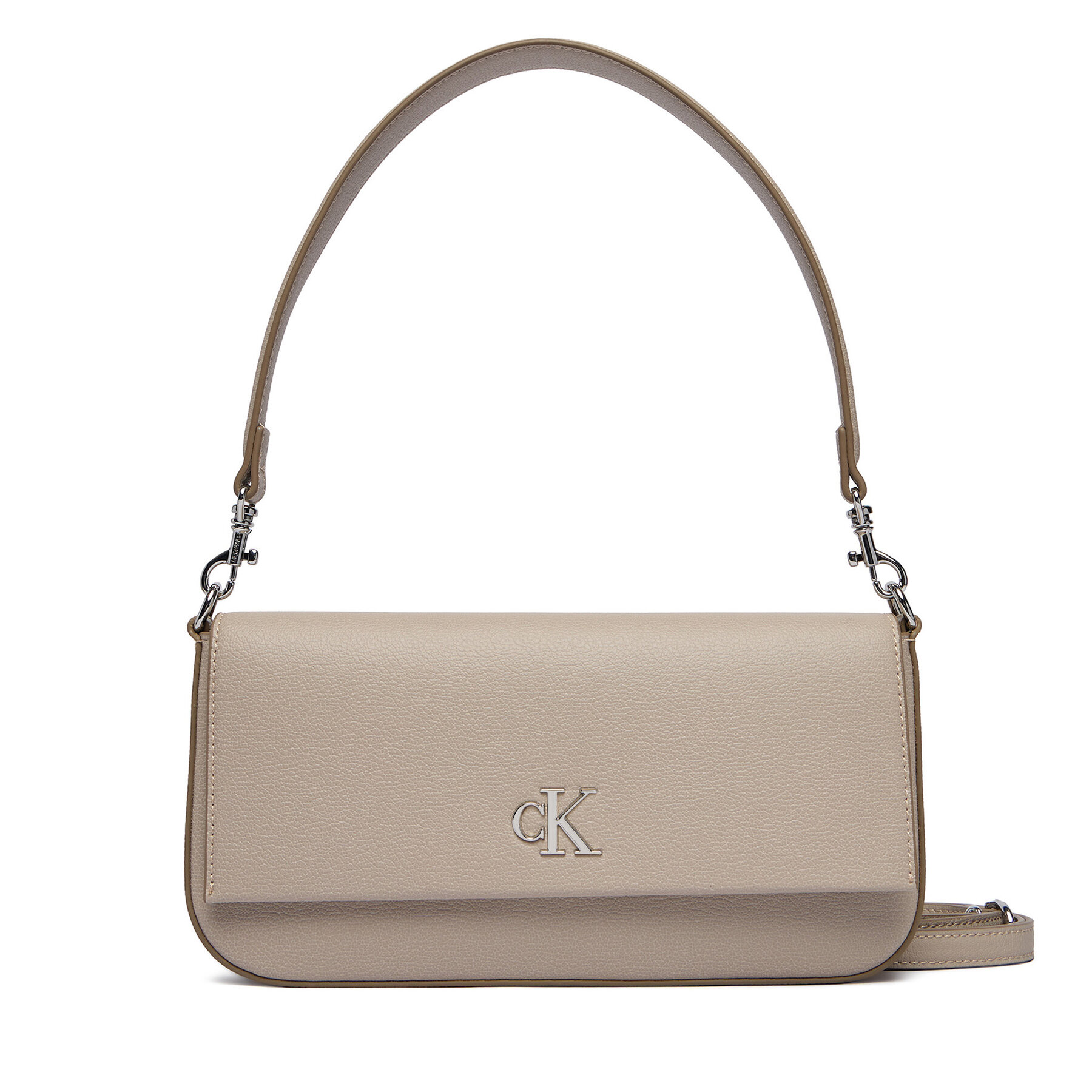 Geantă Calvin Klein Minimal Monogram Shoulder Pouch LV04K3161G Bej